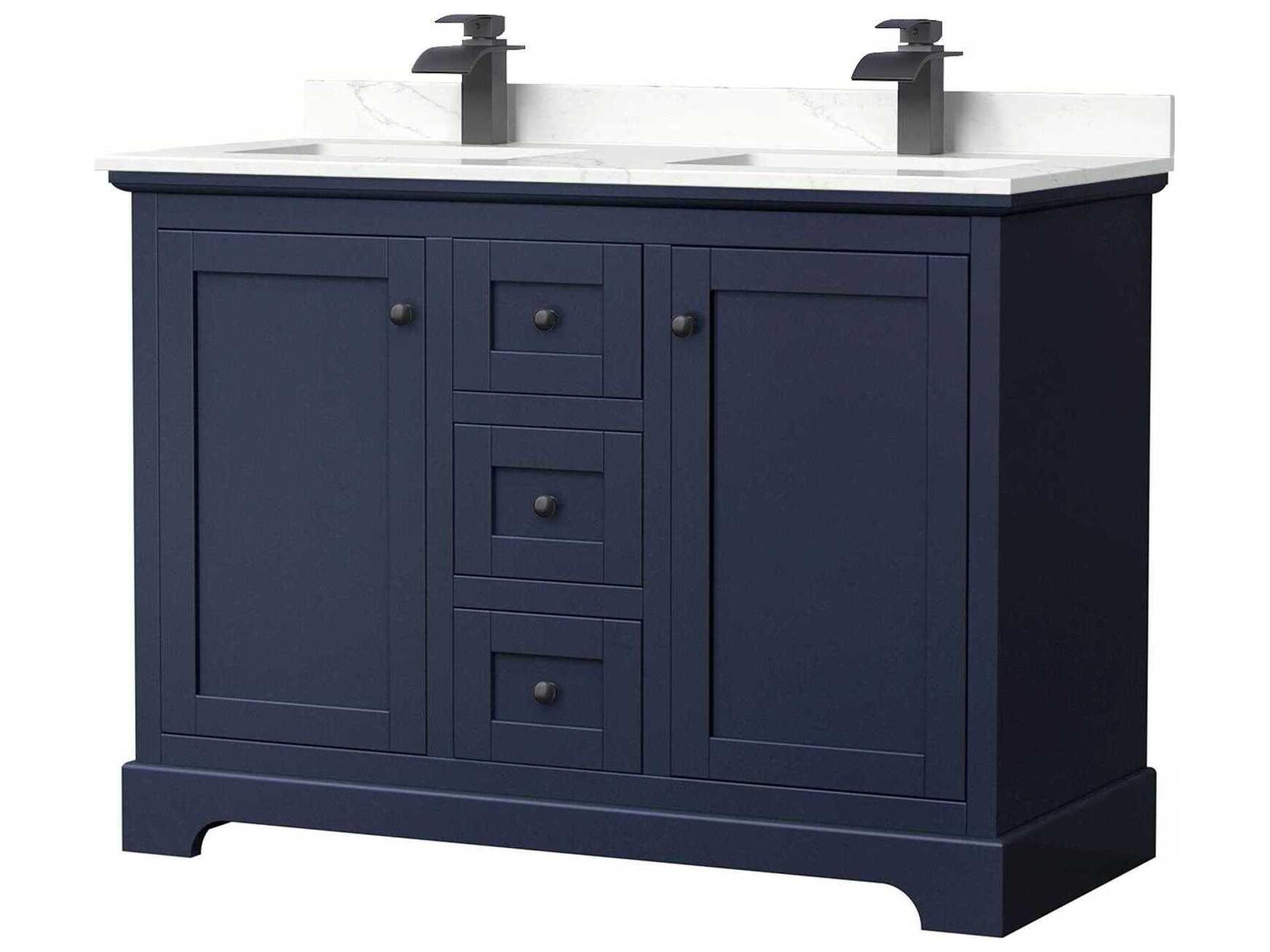 Avery 48" Dark Blue Vanity