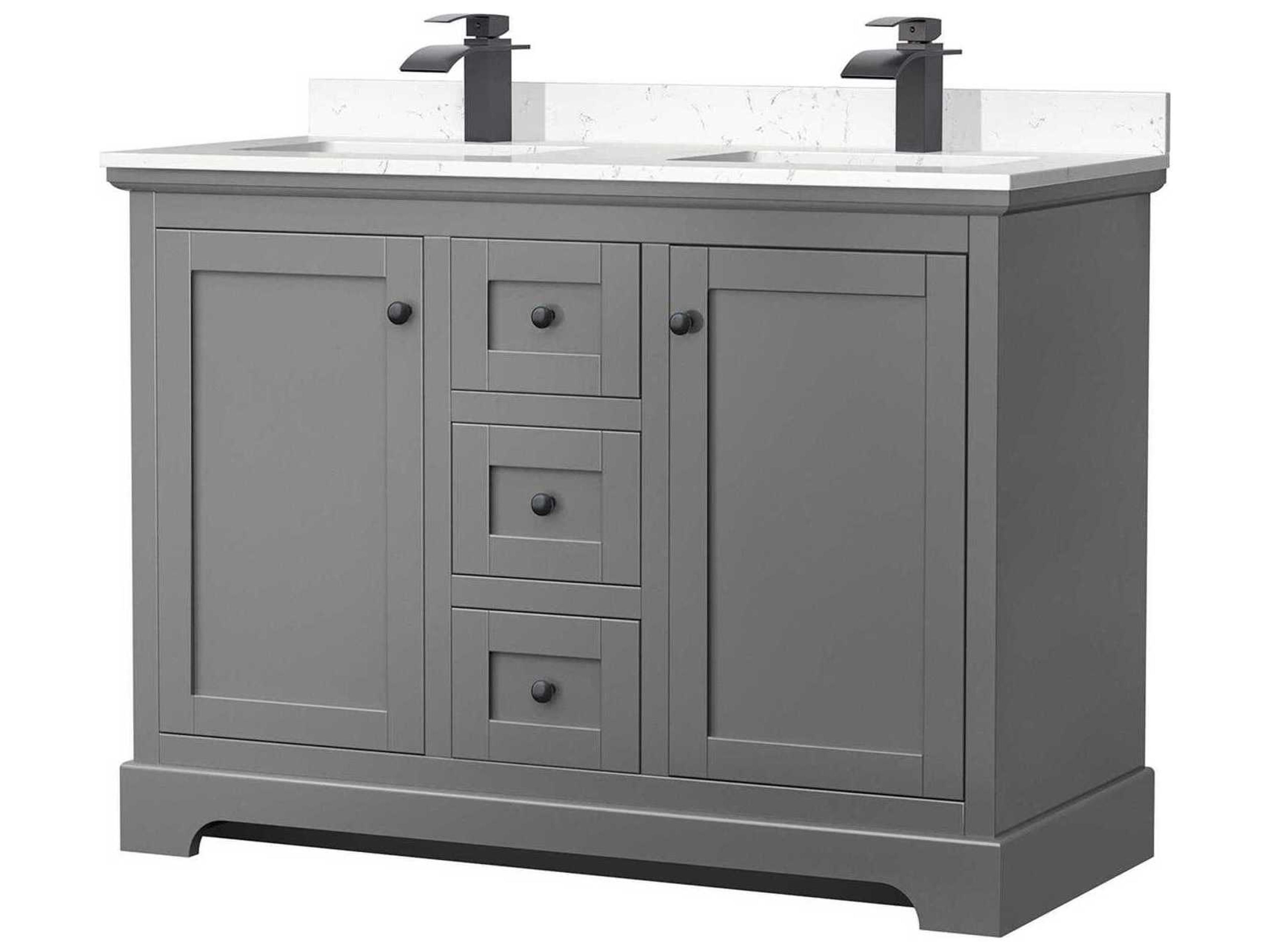 Avery 48" Dark Gray Vanity