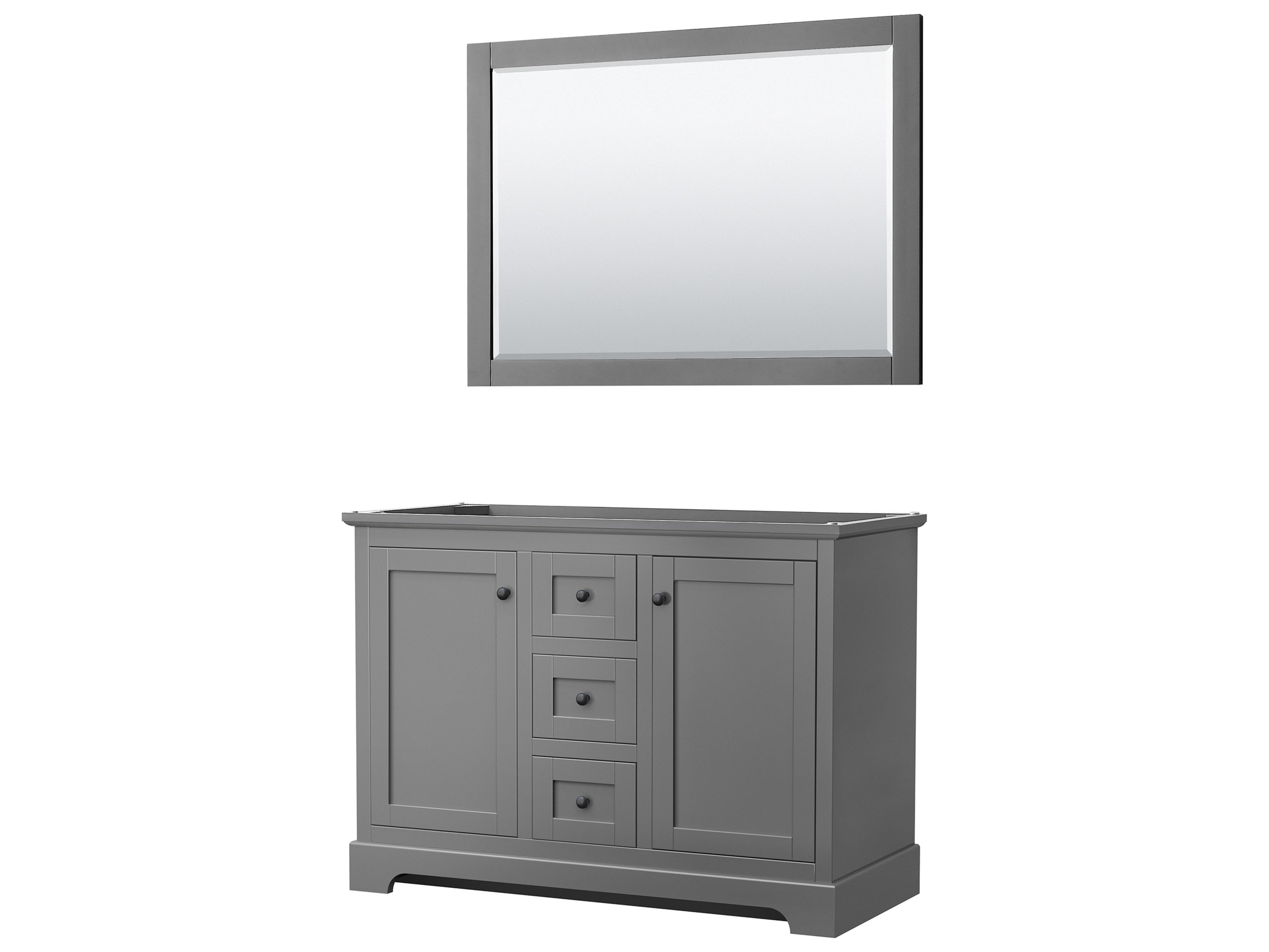 Avery 47" Dark Gray Vanity with 46" Mirror