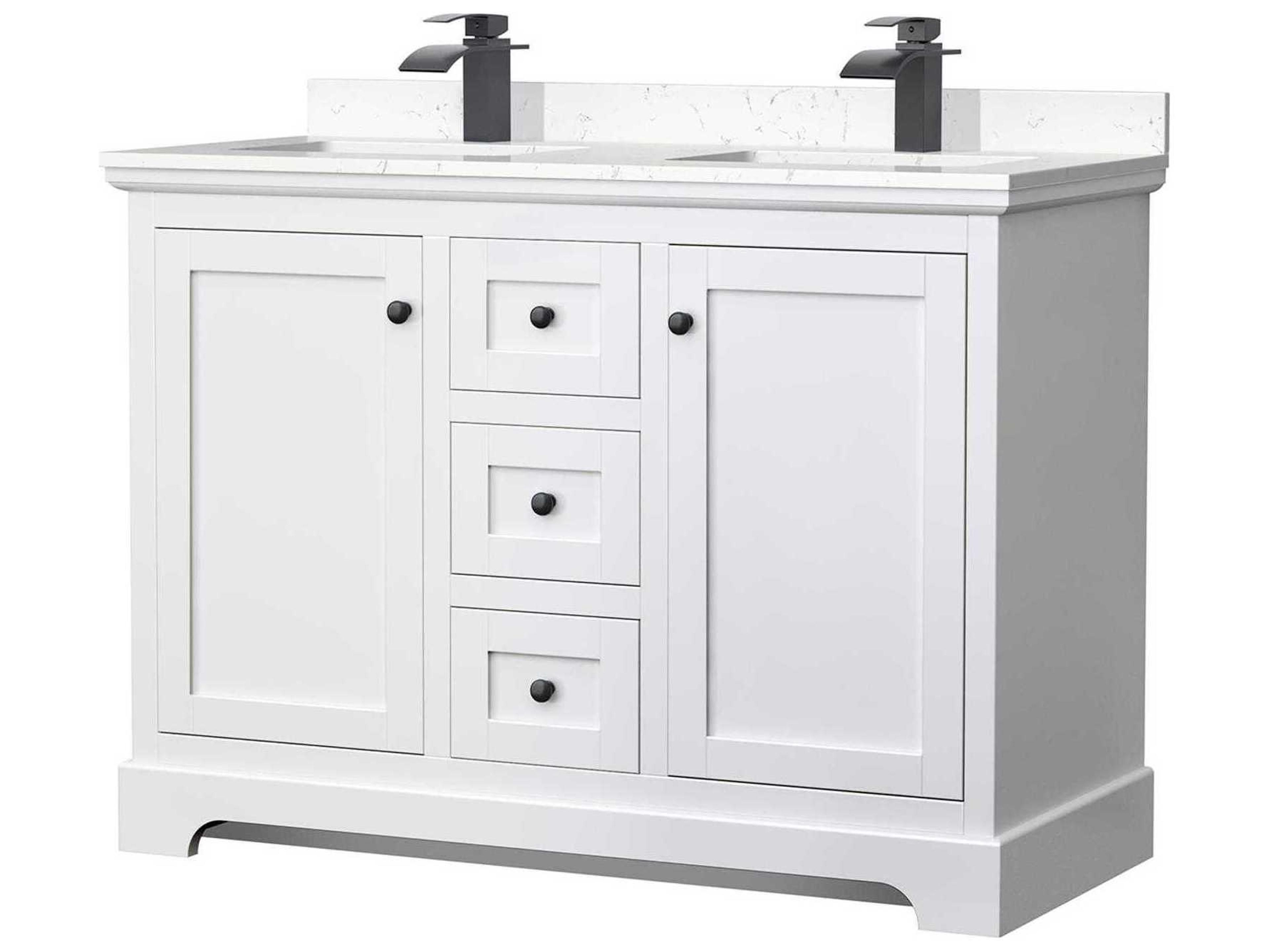Avery 48" White Vanity