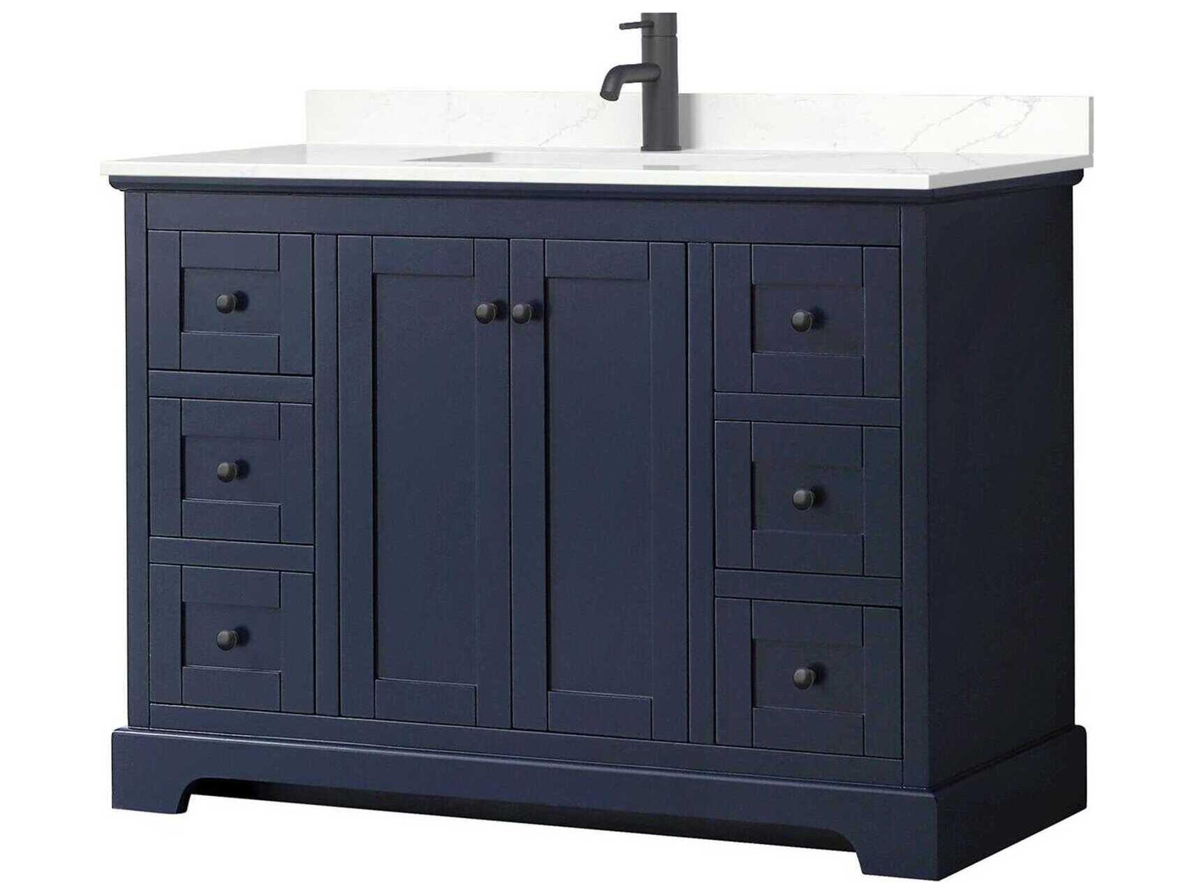 Avery 48" Dark Blue Vanity