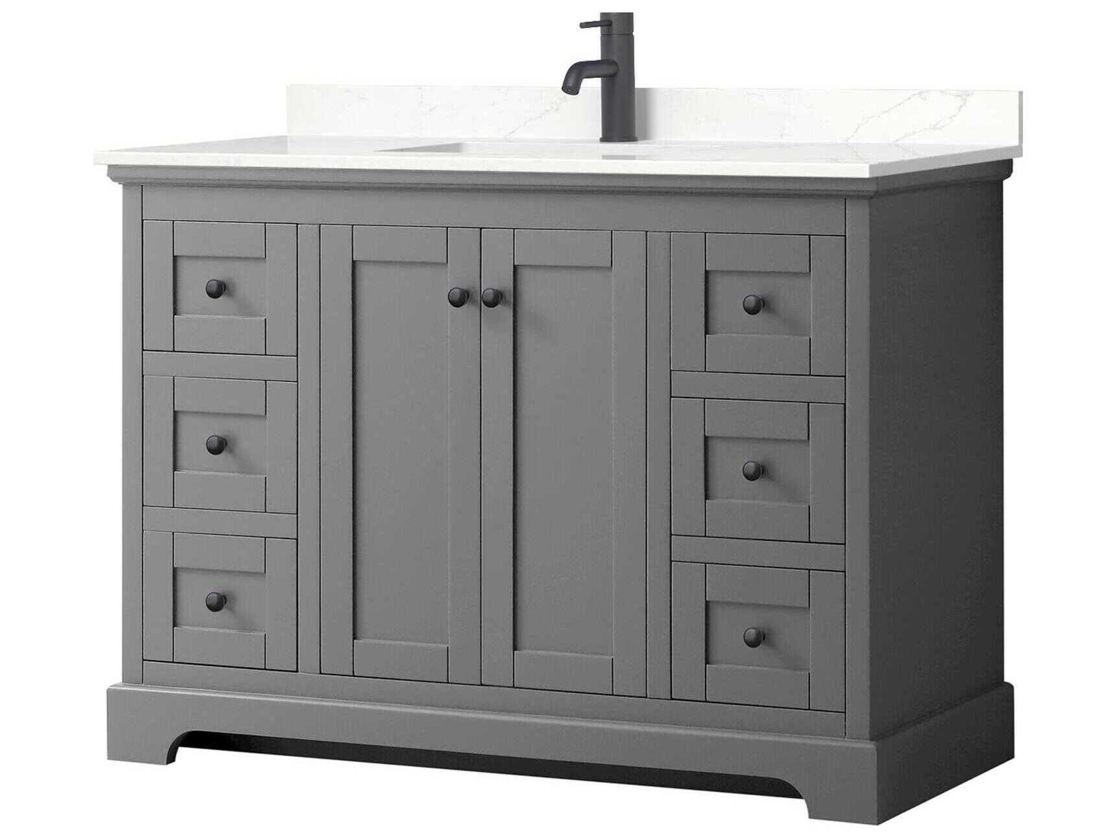 Avery 48" Dark Gray Vanity