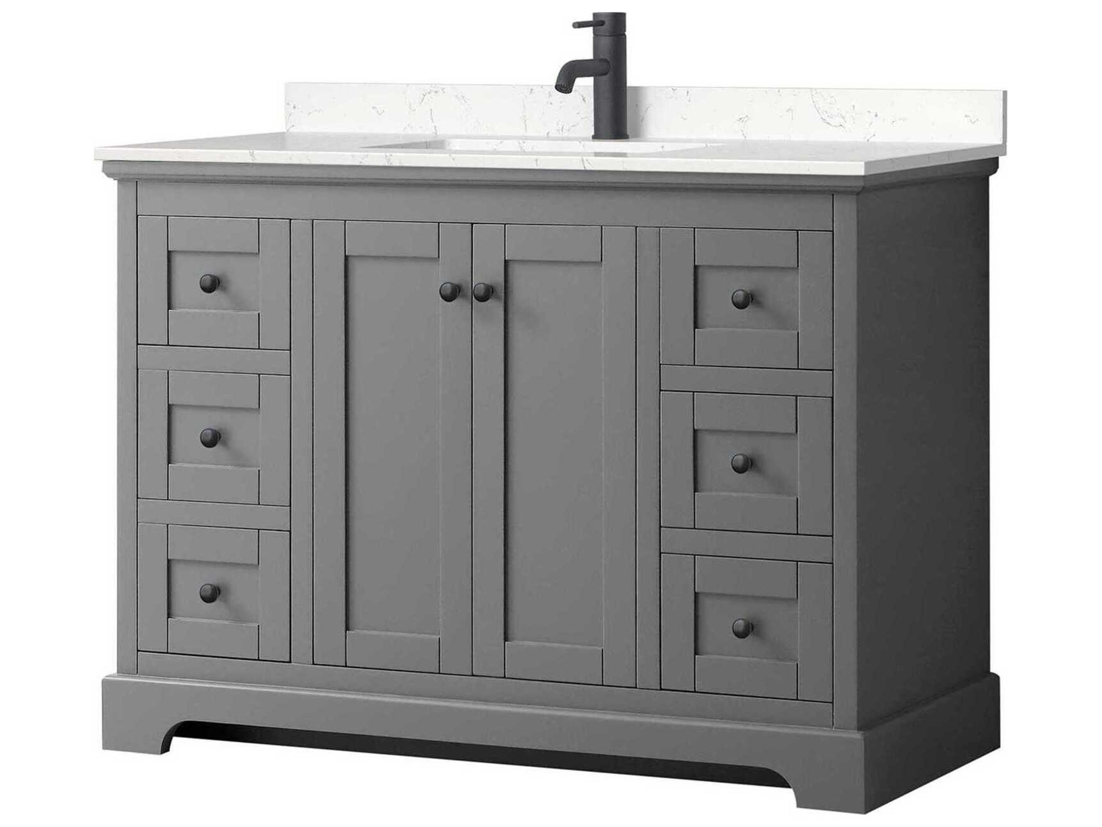 Avery 48" Dark Gray Vanity