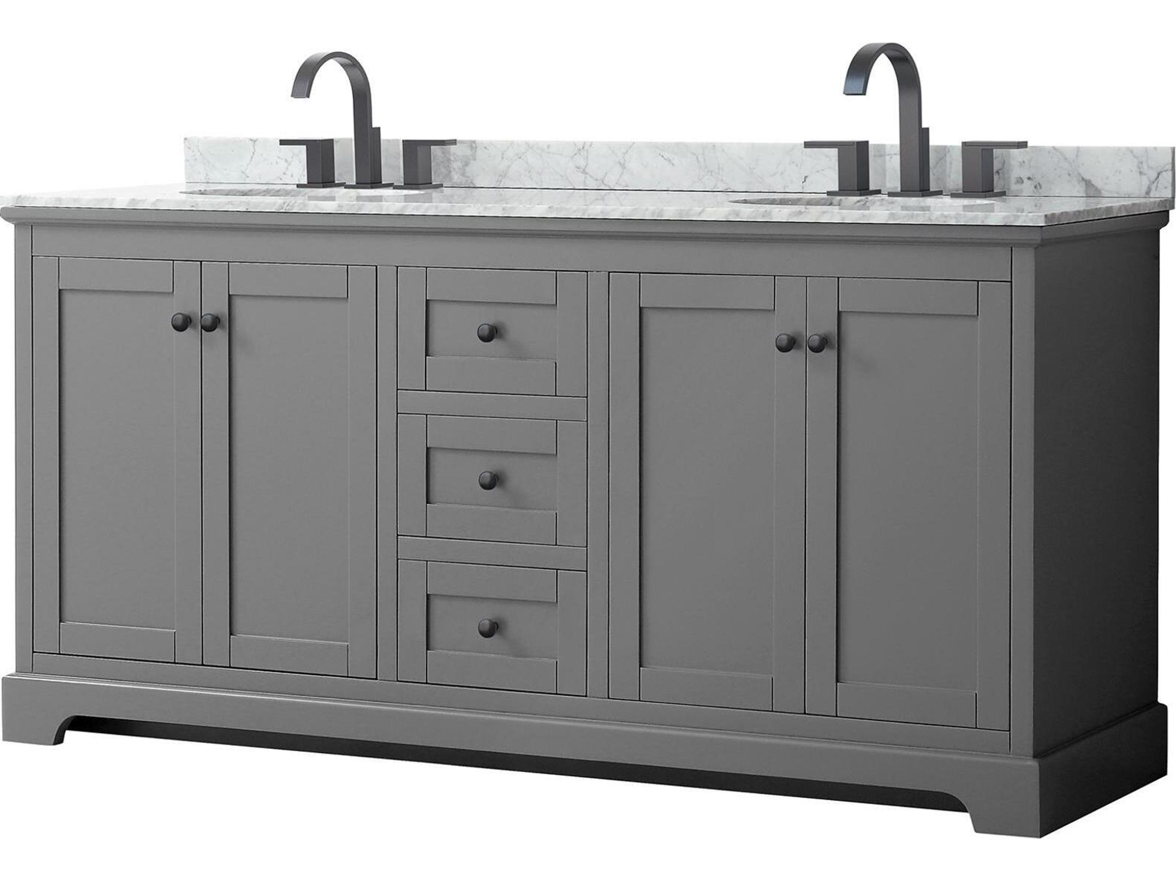 Avery 72" Dark Gray Vanity