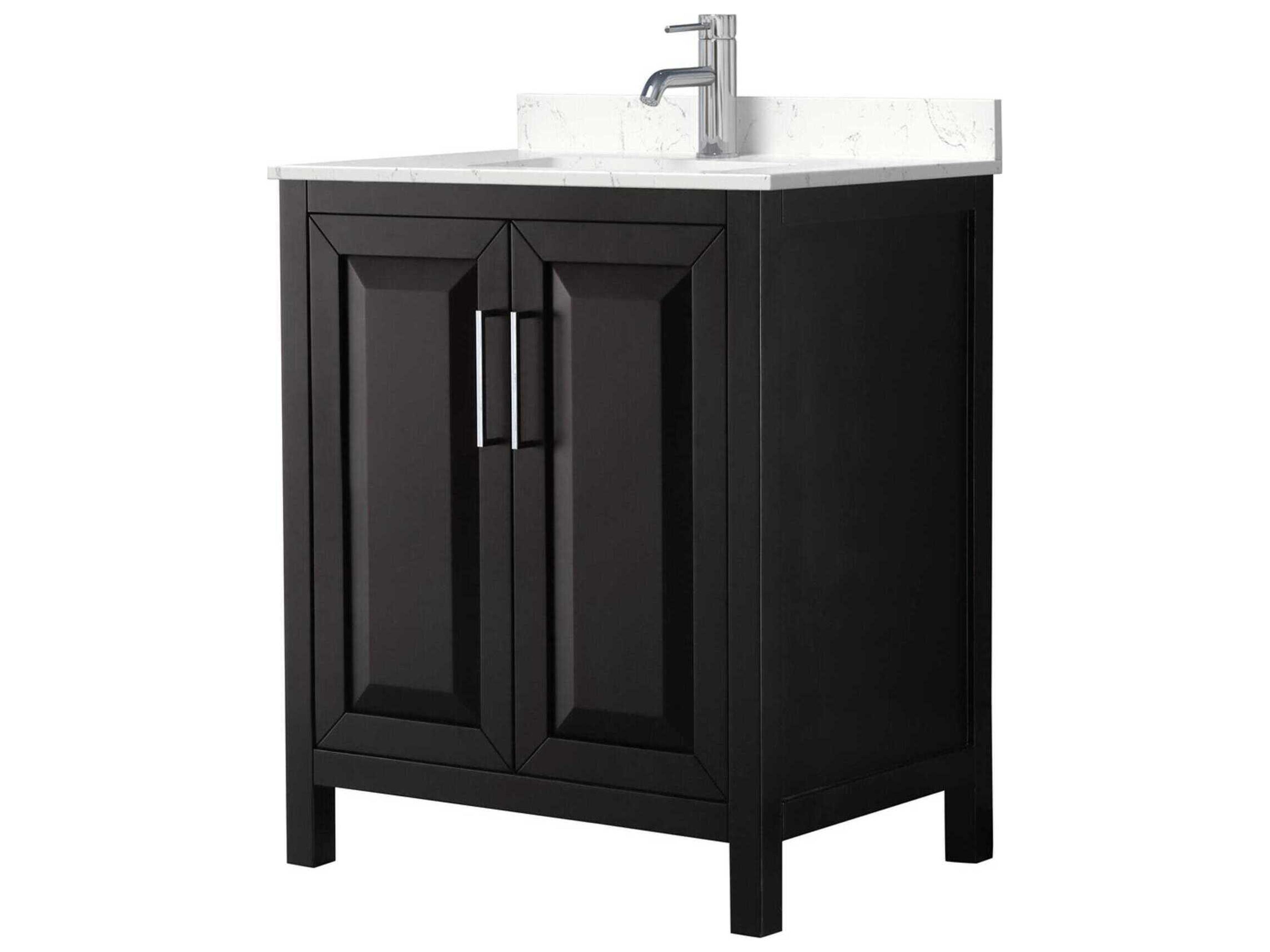 Wyndham Collection Daria 30" Dark Espresso Vanity