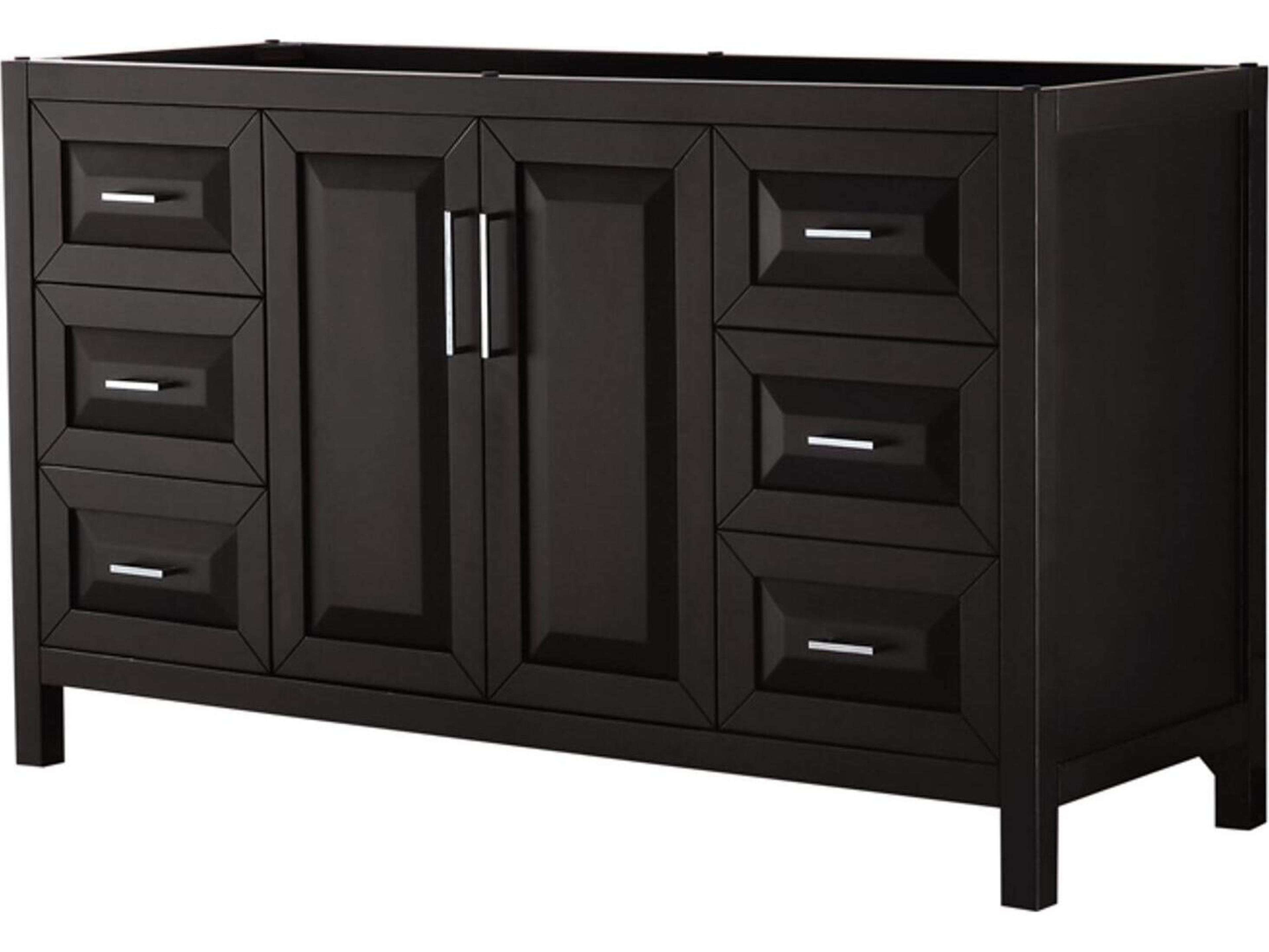 Wyndham Collection Daria 59" Dark Espresso Vanity