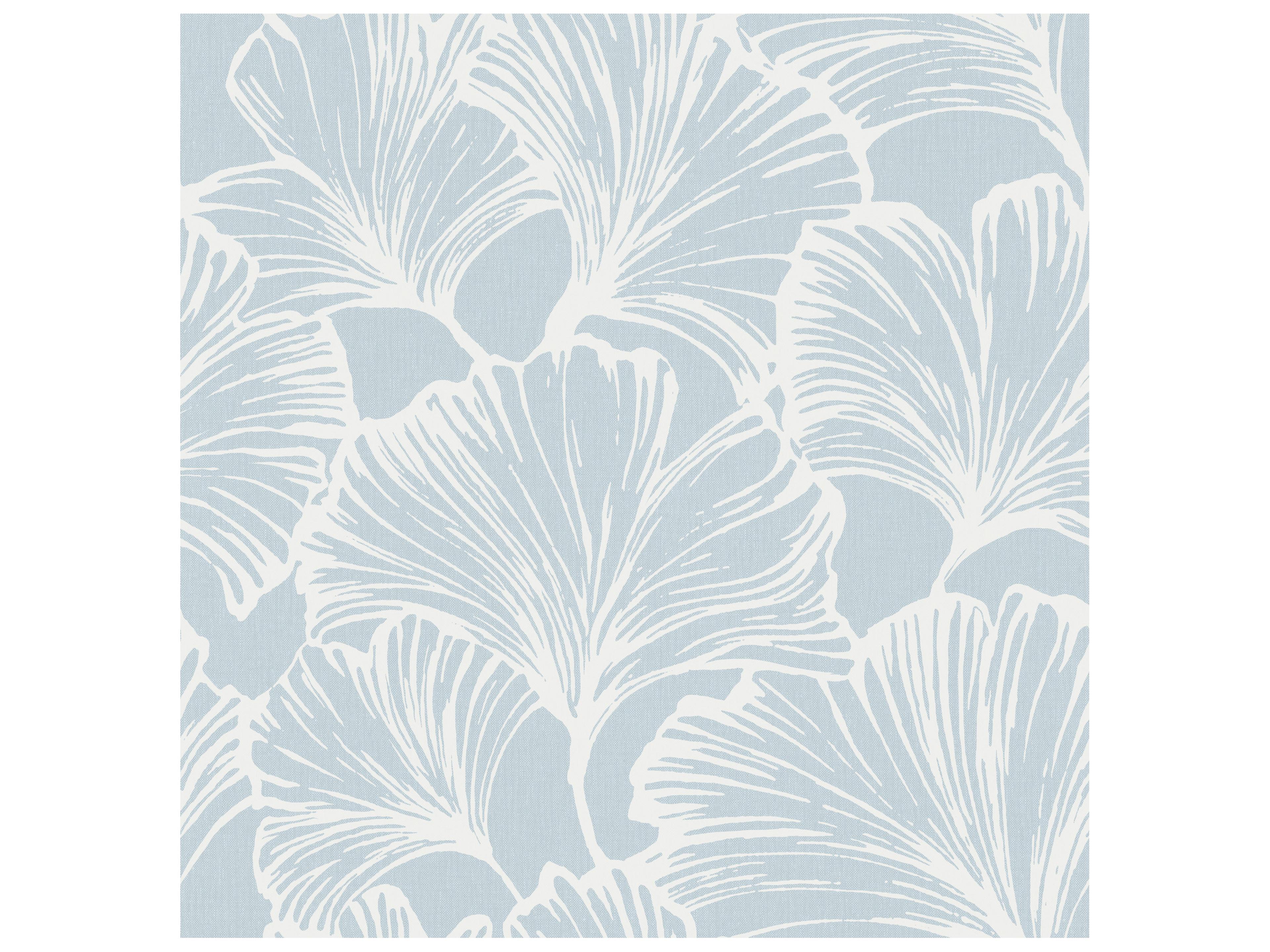 York Wallcoverings Drew & Jonathan Home Fifth Edition Sky Ginkgo Leaf Wallpaper