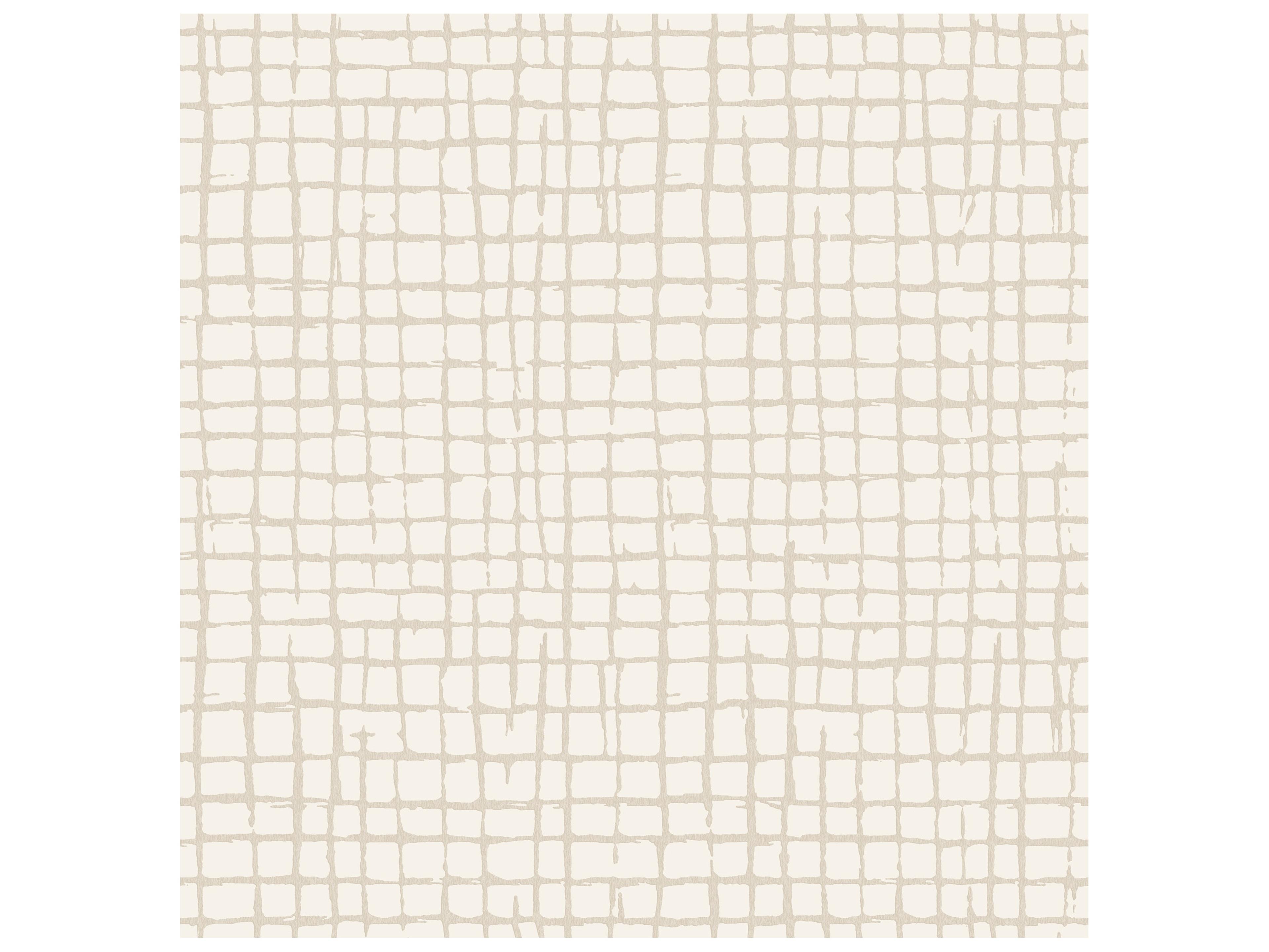 York Wallcoverings Drew & Jonathan Home Fifth Edition Beige Gridline Wallpaper