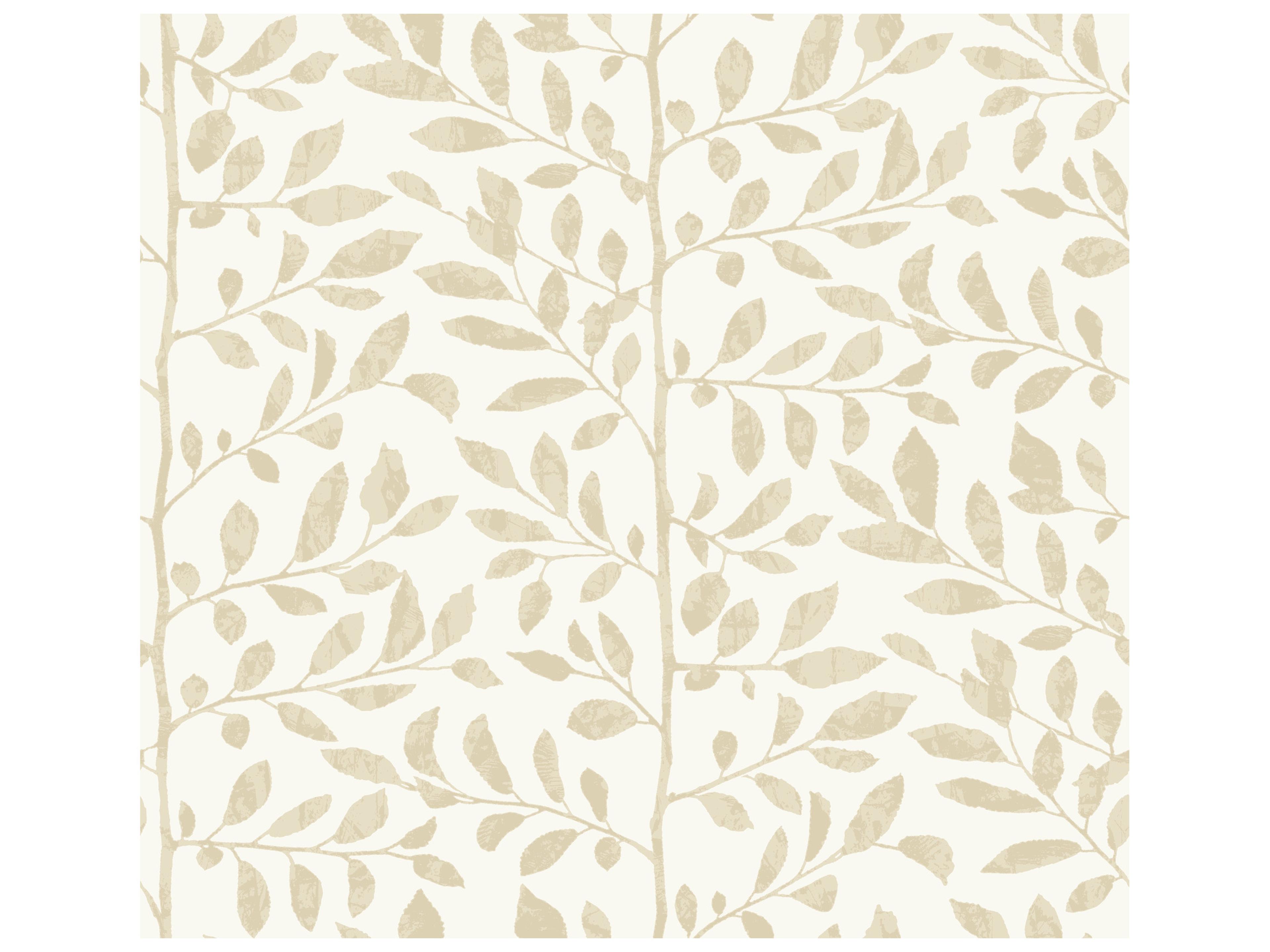 York Wallcoverings Drew & Jonathan Home Fifth Edition Platinum Sapling Wallpaper