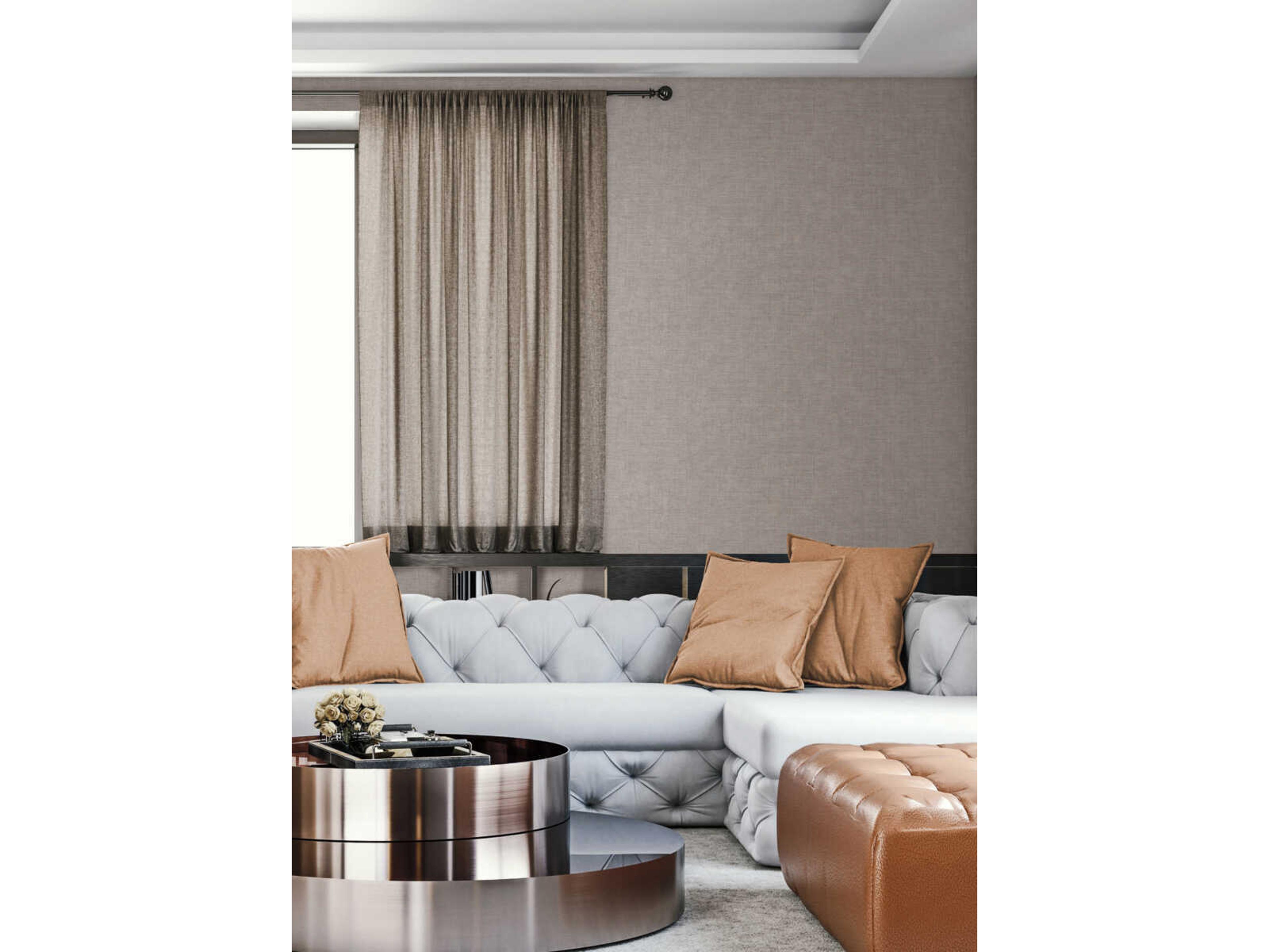 York Wallcoverings Signature Textures Grey Gunny Sack Texture Wallpaper