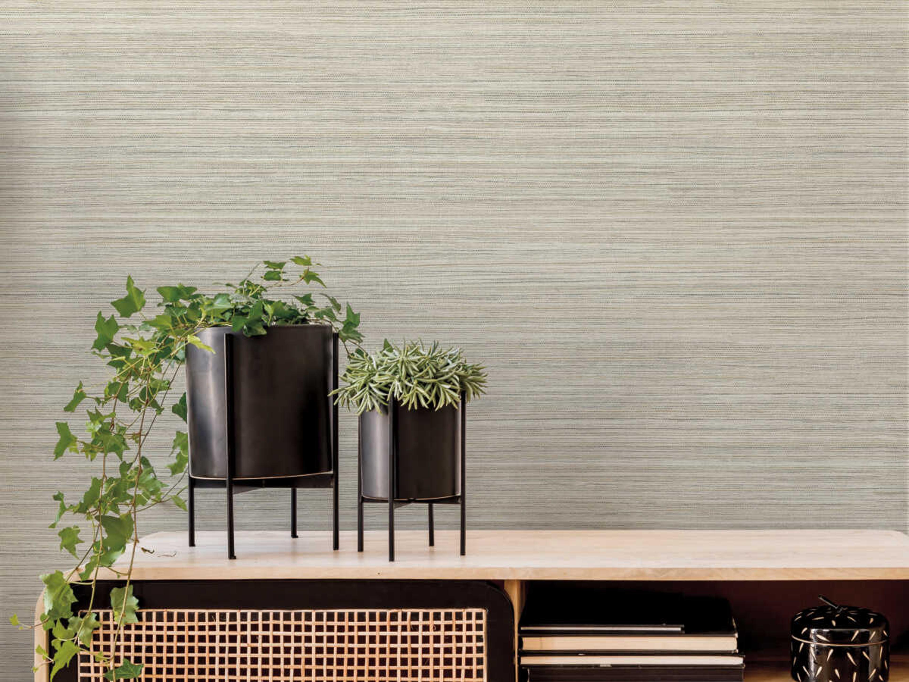 York Wallcoverings Greenhouse Camel Fountain Grass Wallpaper