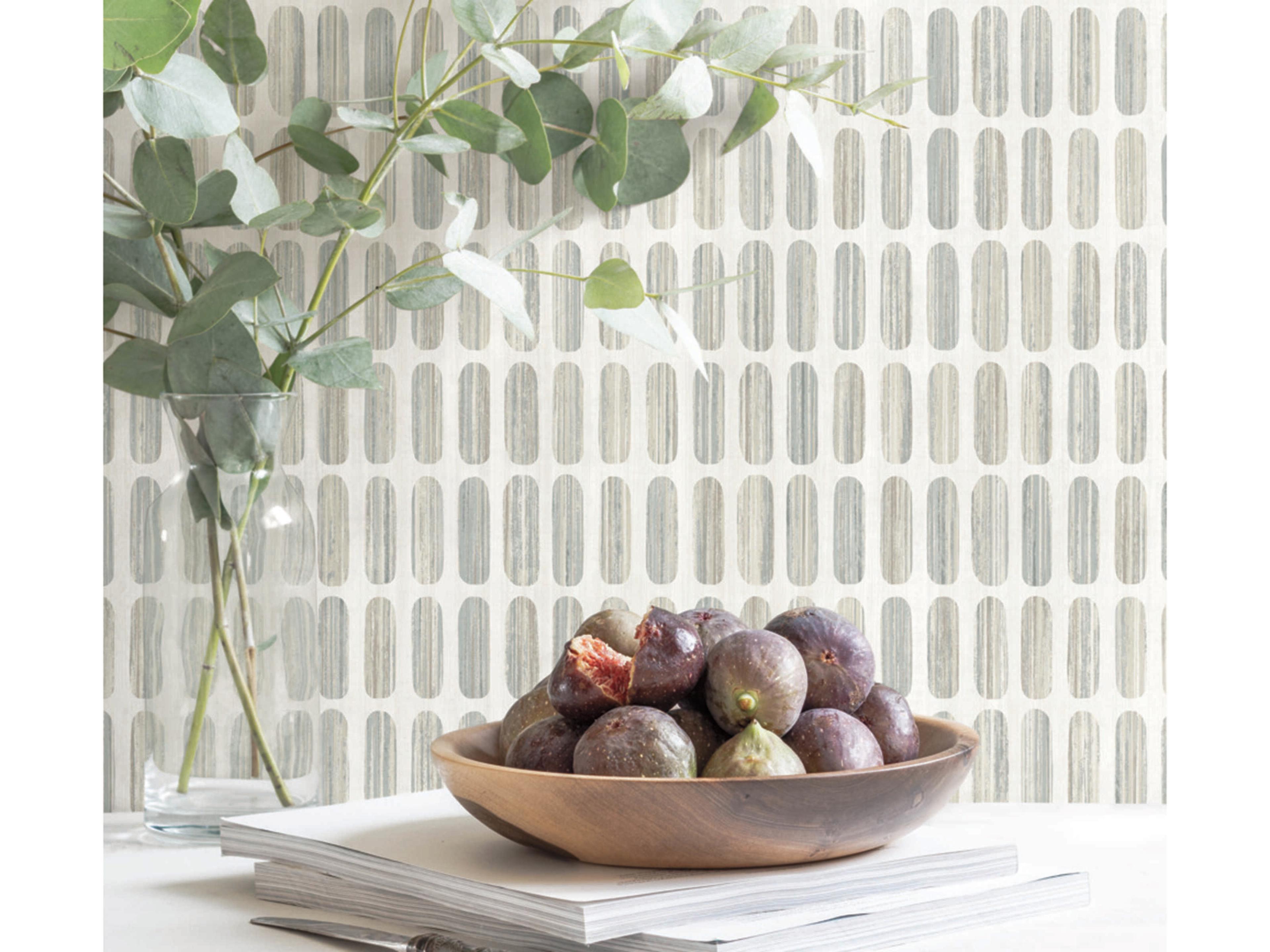 York Wallcoverings Mediterranean Neutral Petite Pergola Wallpaper