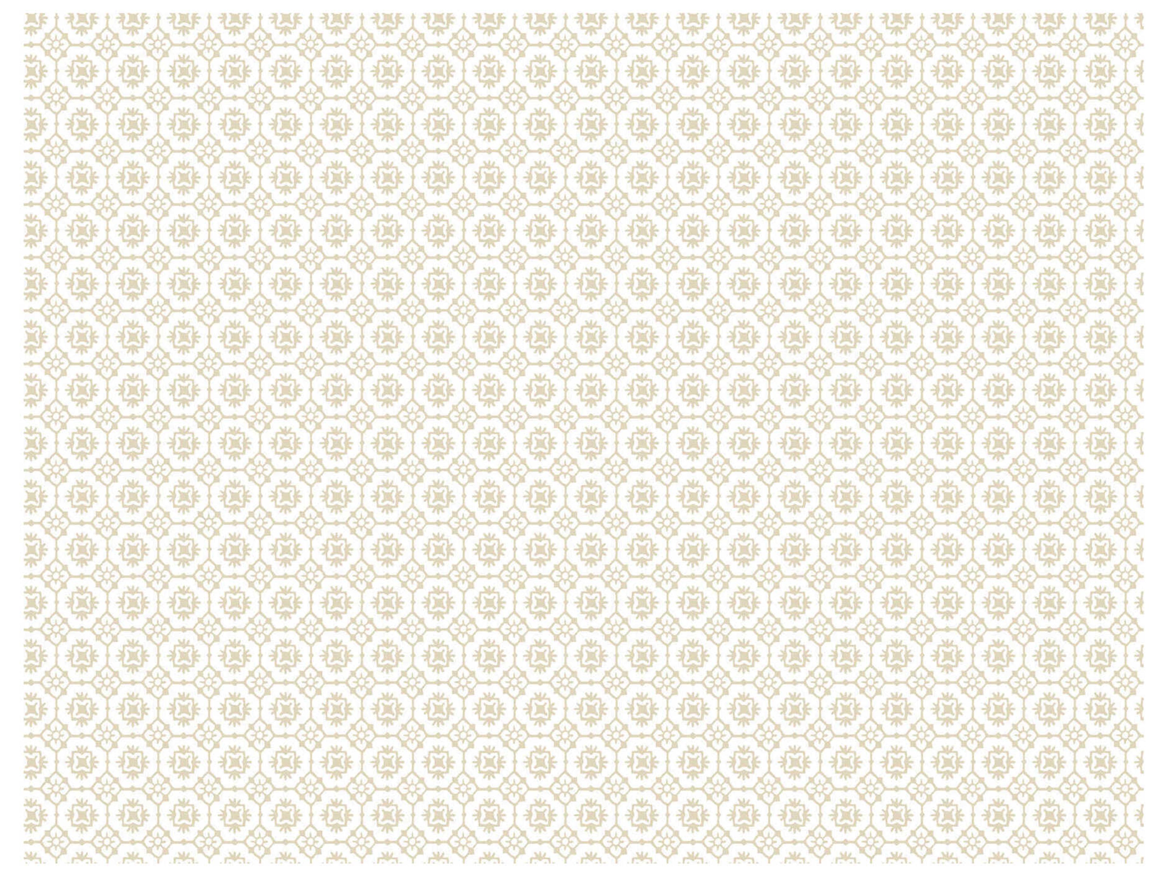 York Wallcoverings Antonina Vella Beige Floral Grid Wallpaper