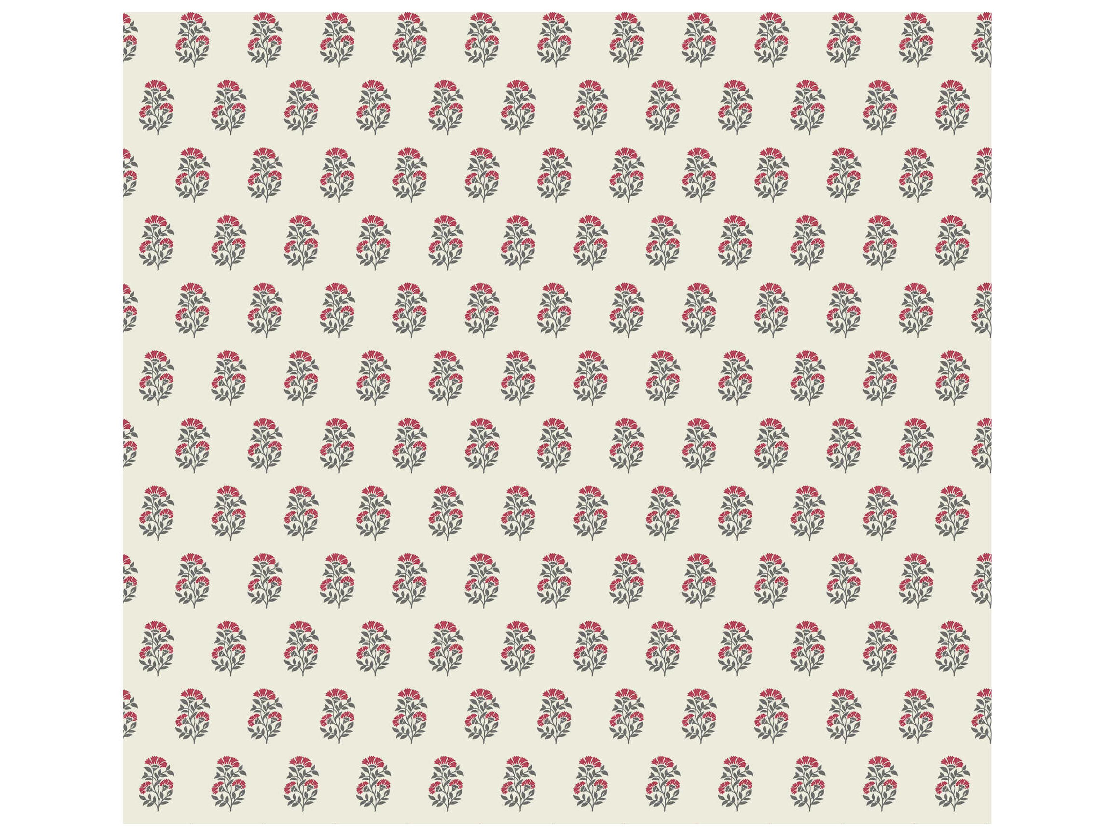 York Wallcoverings Antonina Vella Ruby Floral Wallpaper