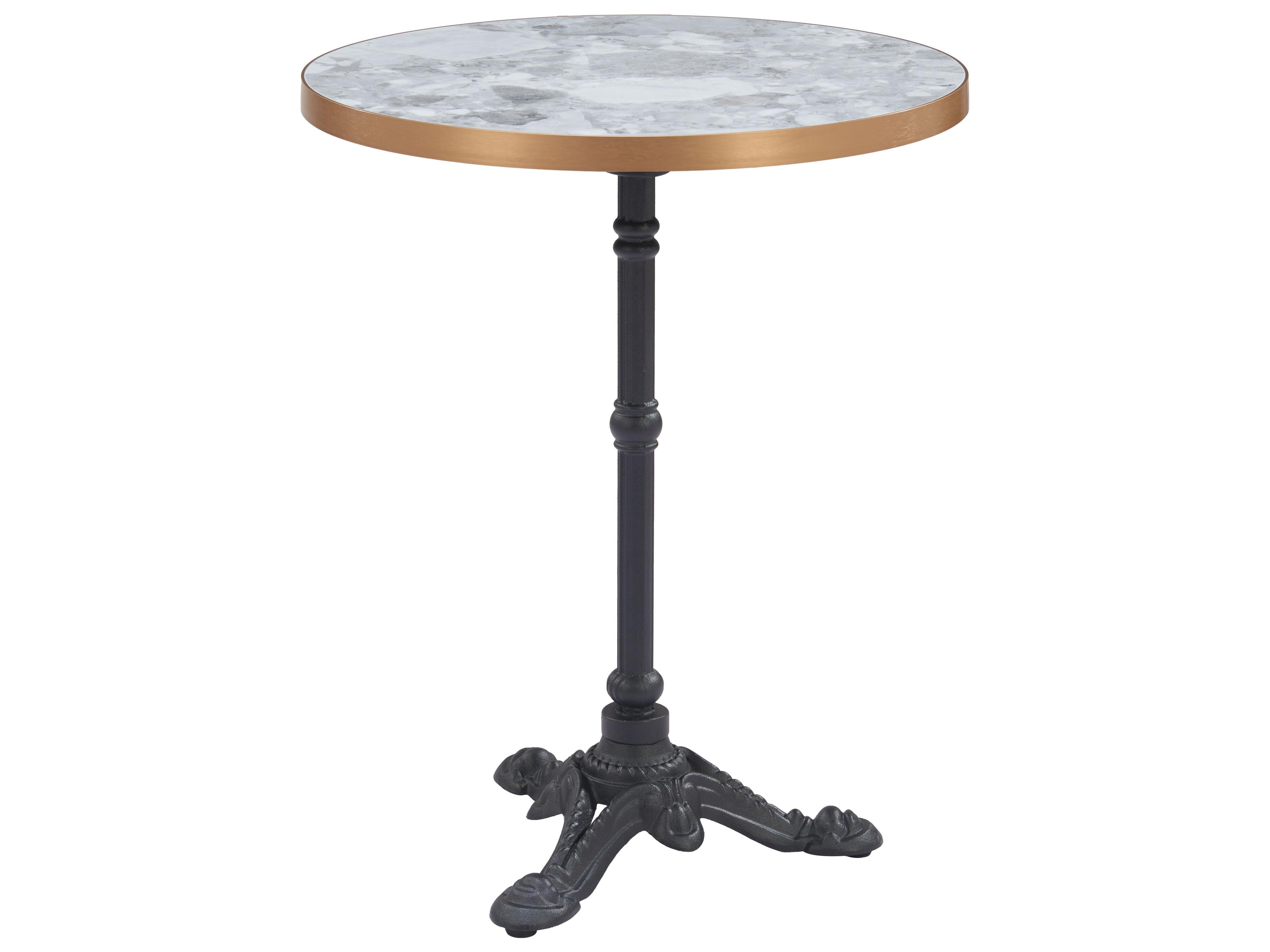 Zuo Outdoor Gazebo Multicolor Aluminum Round Dining Table