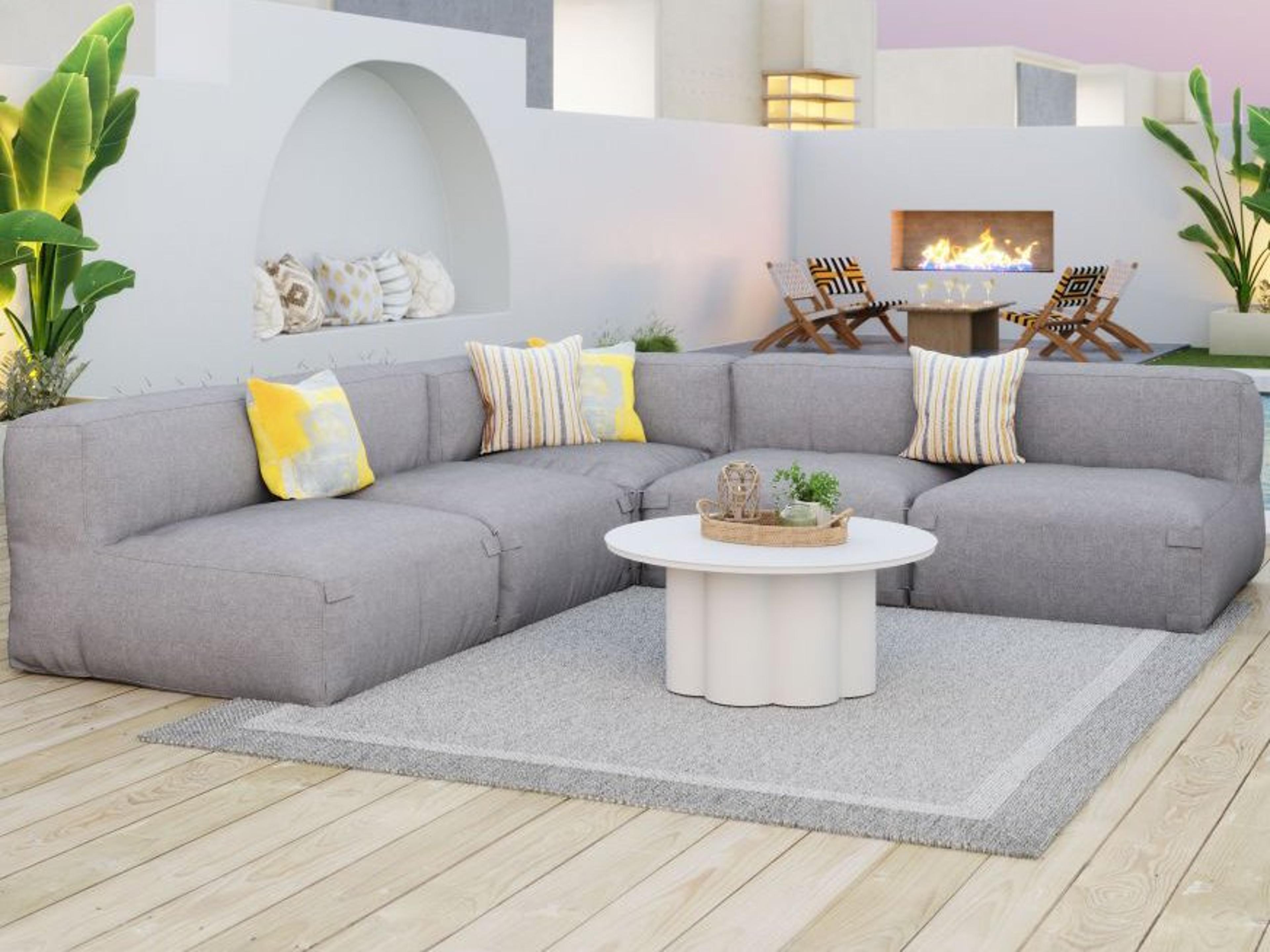 Zuo Outdoor Ola Patio Lounge Set