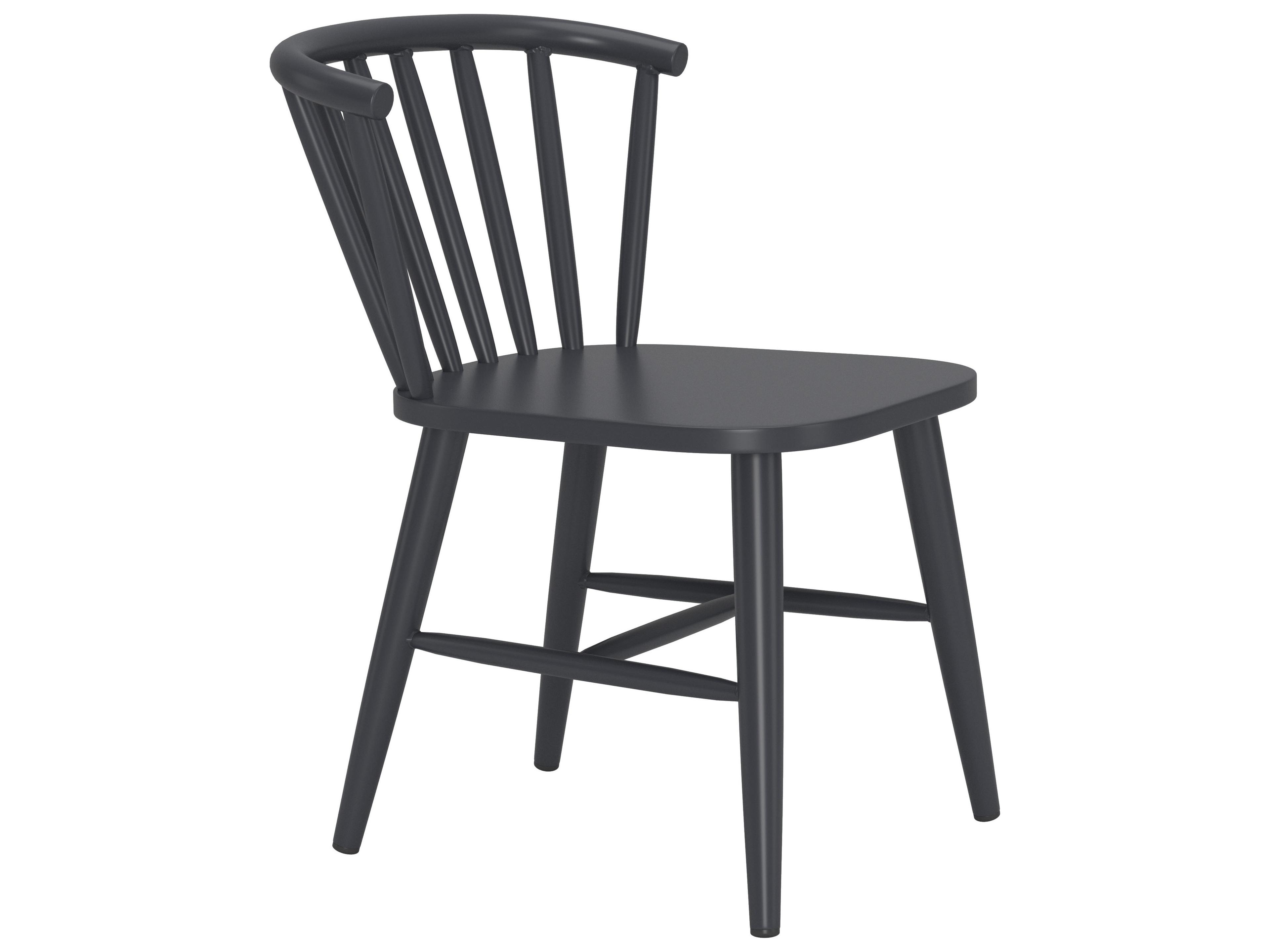 Zuo Outdoor Shio Black Aluminum Metal Dining Chair