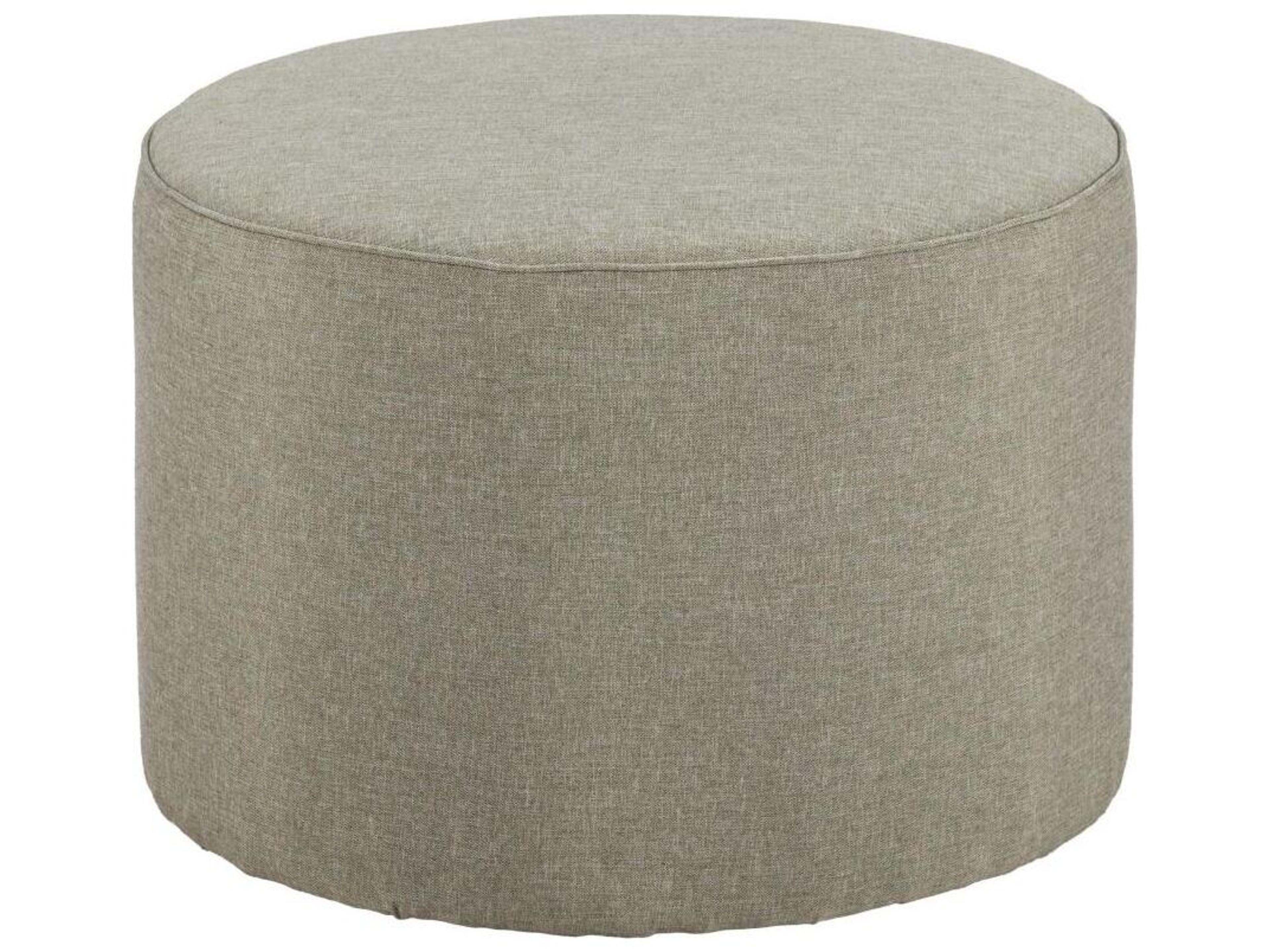 Zuo Outdoor Moxy Green Fabric Cushion Ottoman