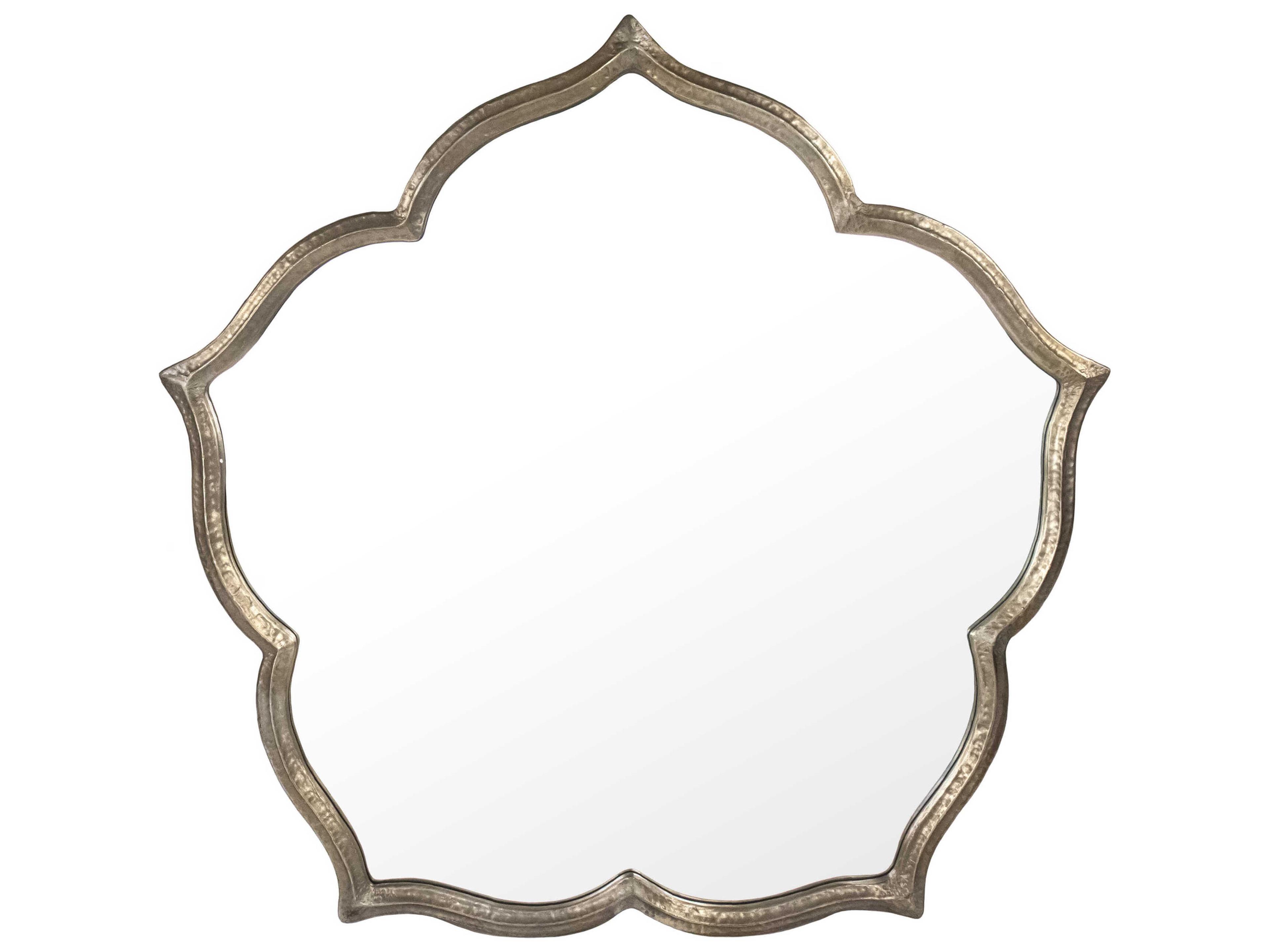 Zentique Ariel Distressed Silver Wall Mirror