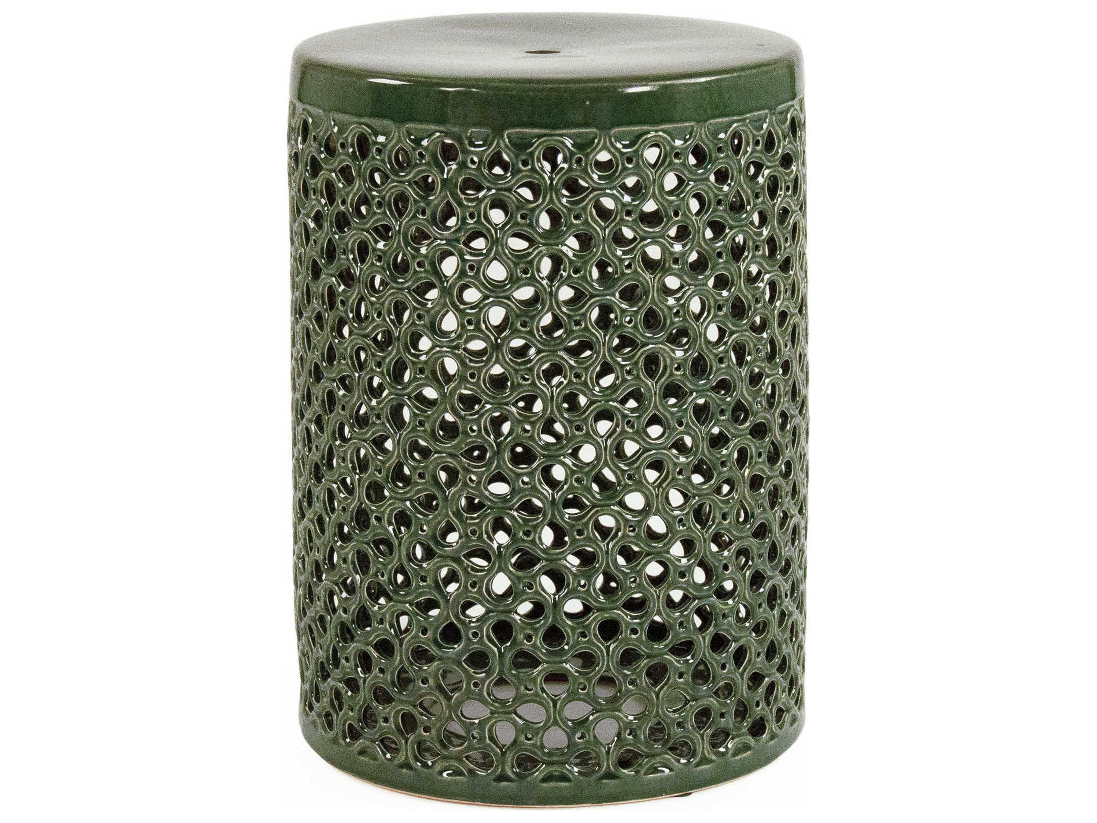 Zentique Teal Green Accent Stool