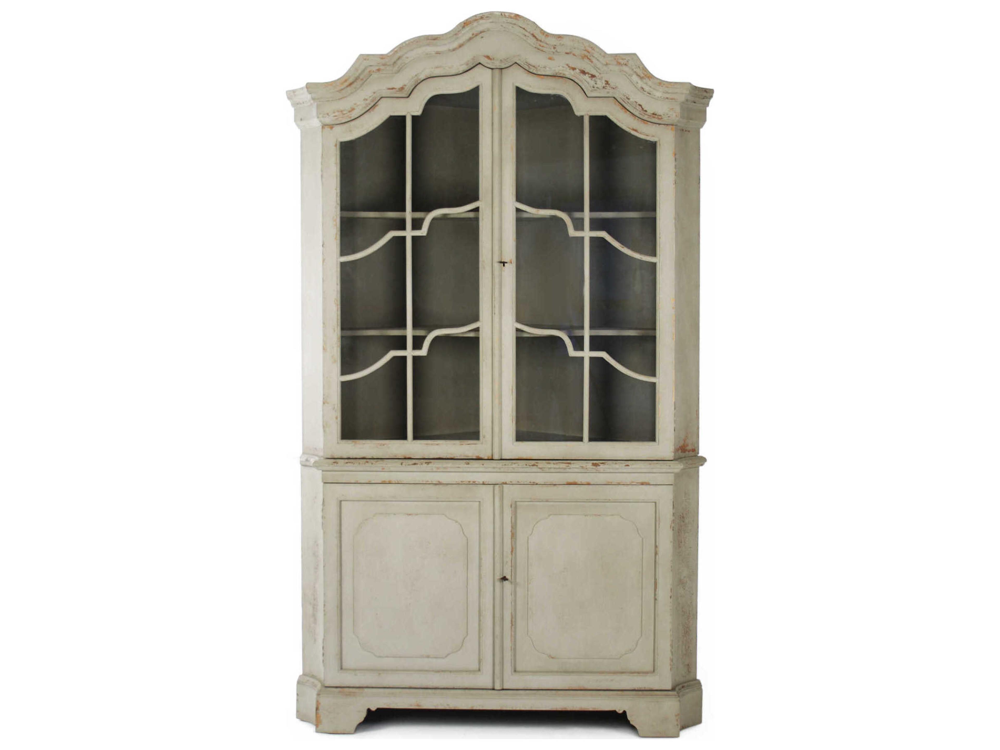 Zentique Dennis Pine Wood Display Cabinet