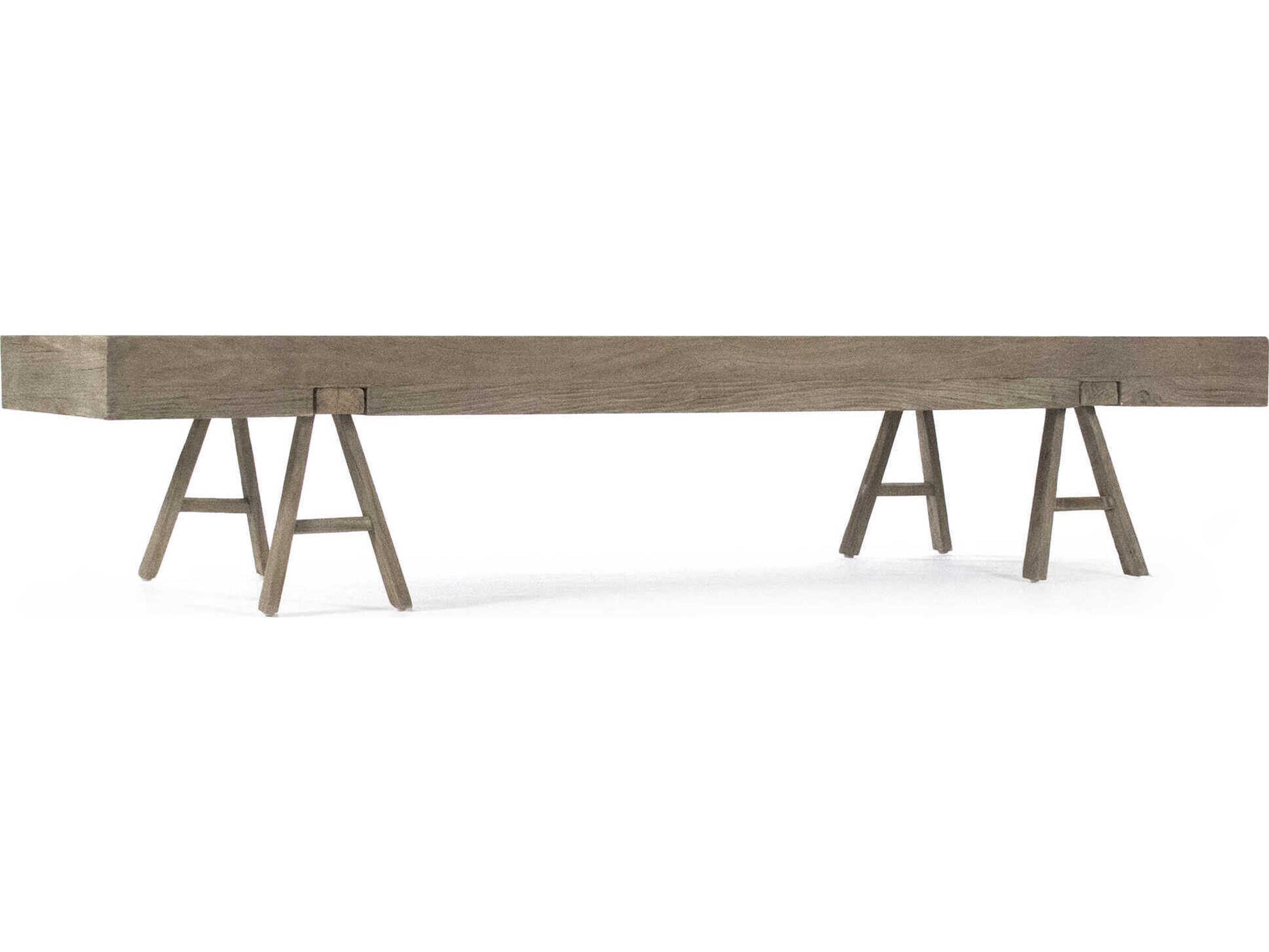 Zentique Cloe Rectangular Wood Natural Coffee Table