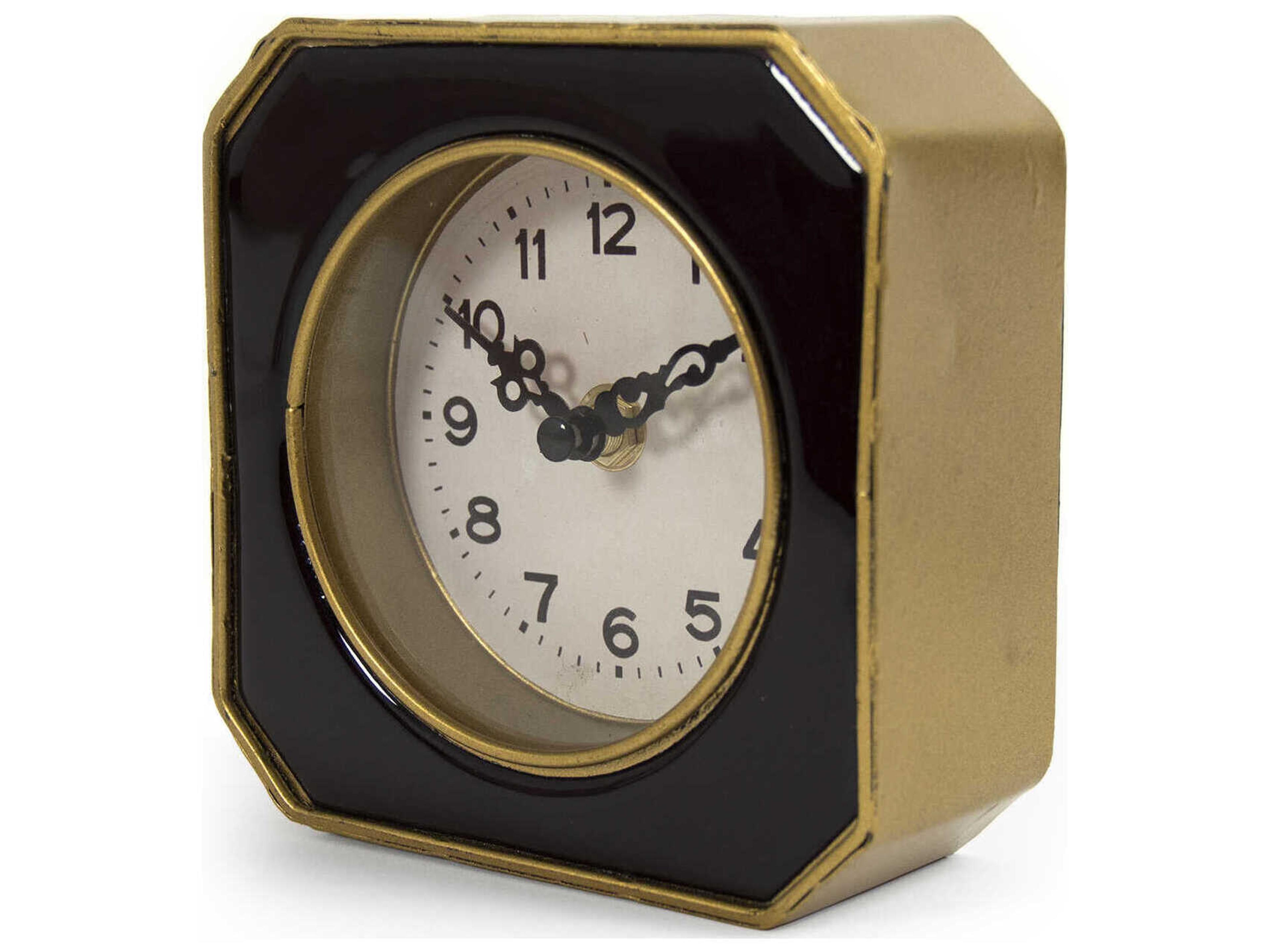 Zentique Black Gold Clock