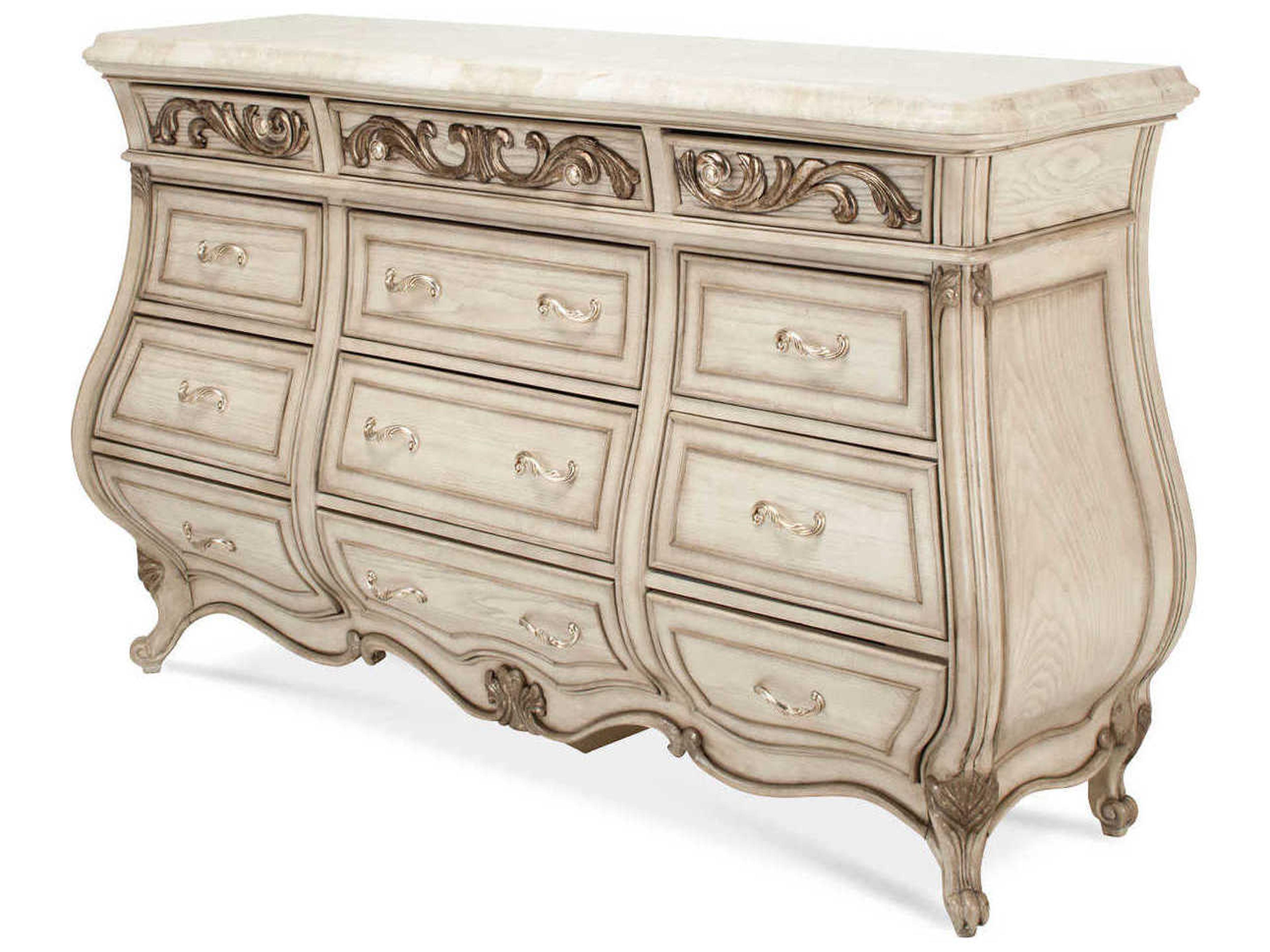 Luxecor Gilded 12-Drawers Beige Dresser