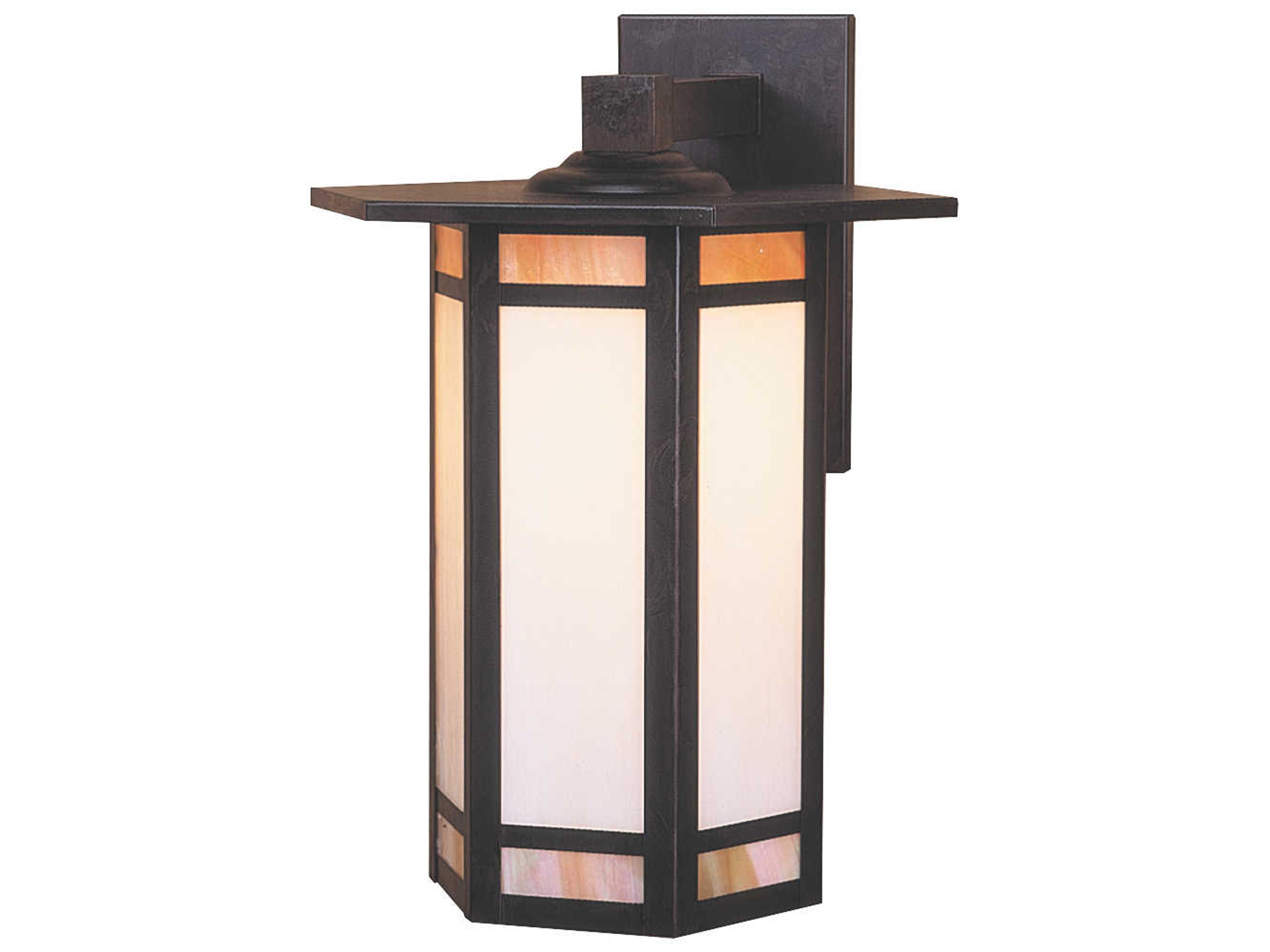 Arroyo Craftsman Etoile 1 - Light Glass Outdoor Wall Light