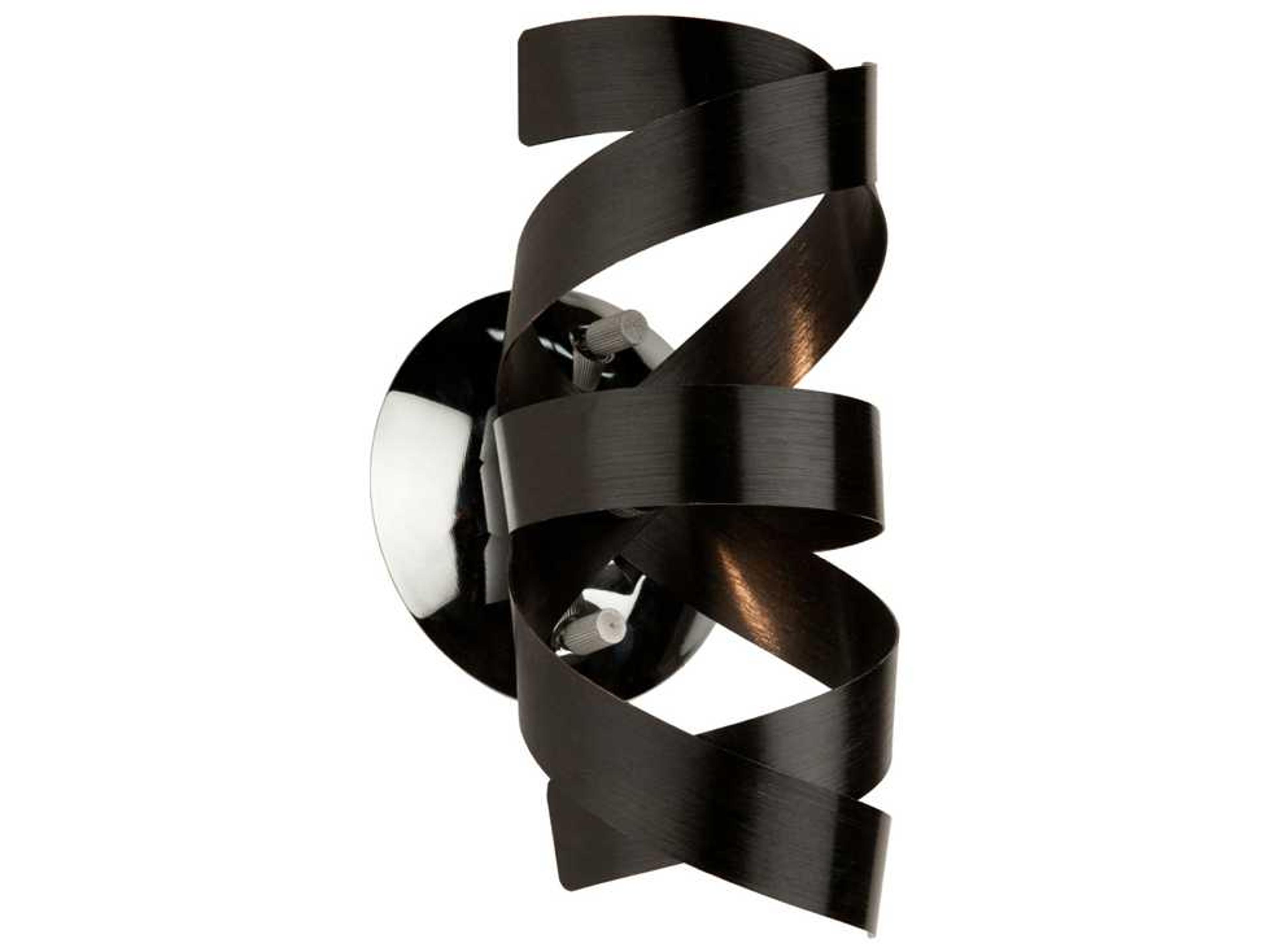 Artcraft Bel Air 1-Light Metallic Black LED Wall Sconce