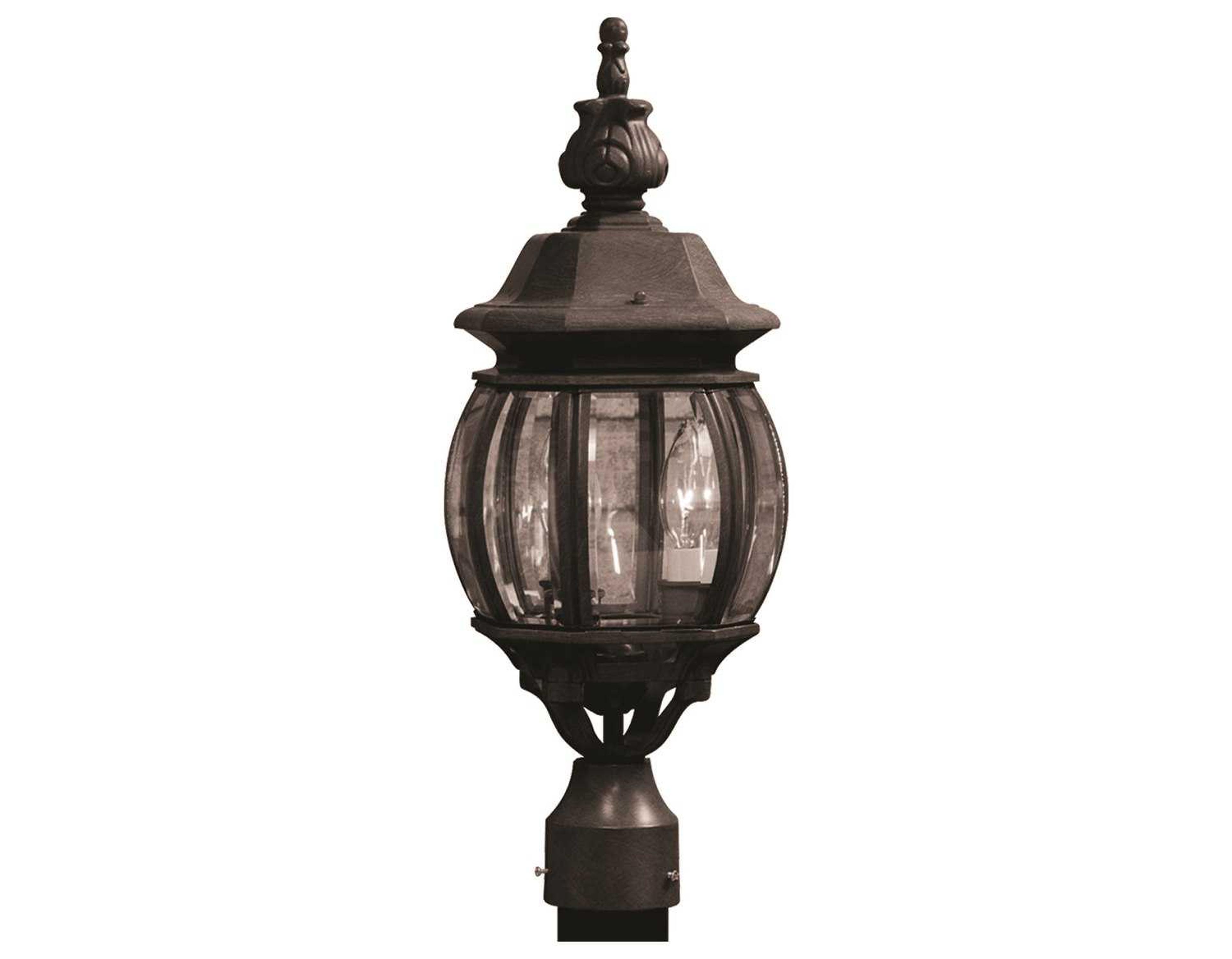 Artcraft Classico 3 - Light Outdoor Post Light Mount