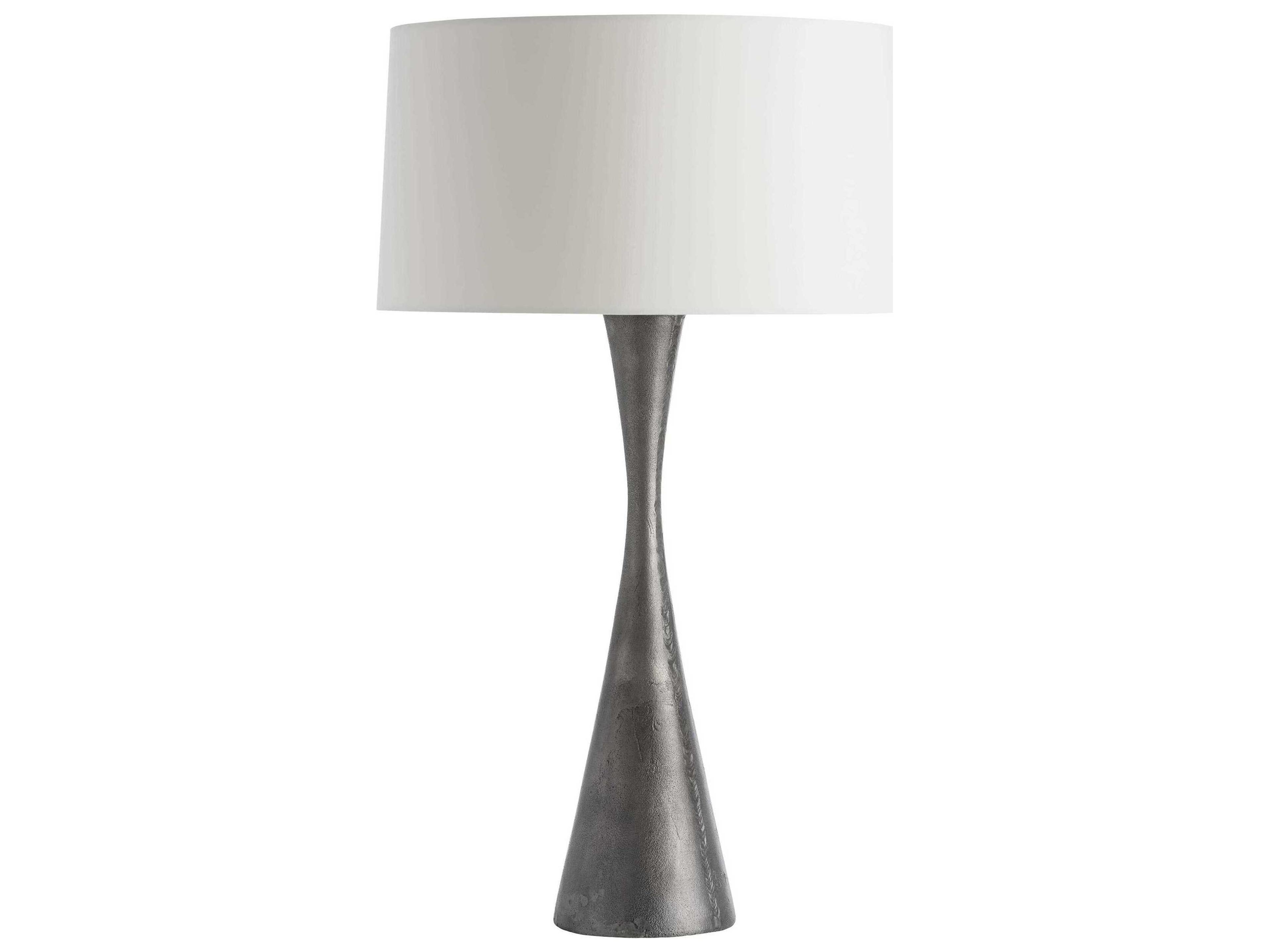 Arteriors Home Narsi Antiqued Aluminum Gray Buffet Lamp
