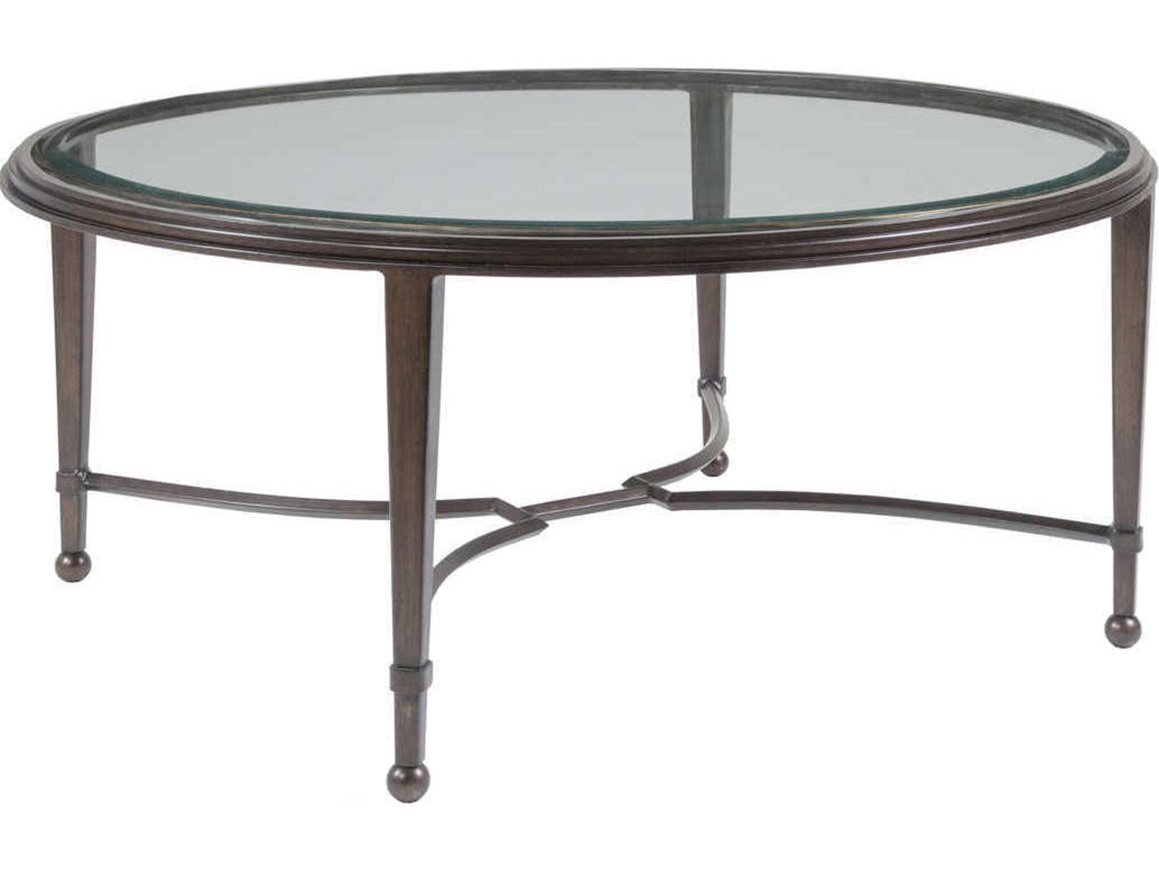 Artistica Sangiovese Round Glass Cocktail Table
