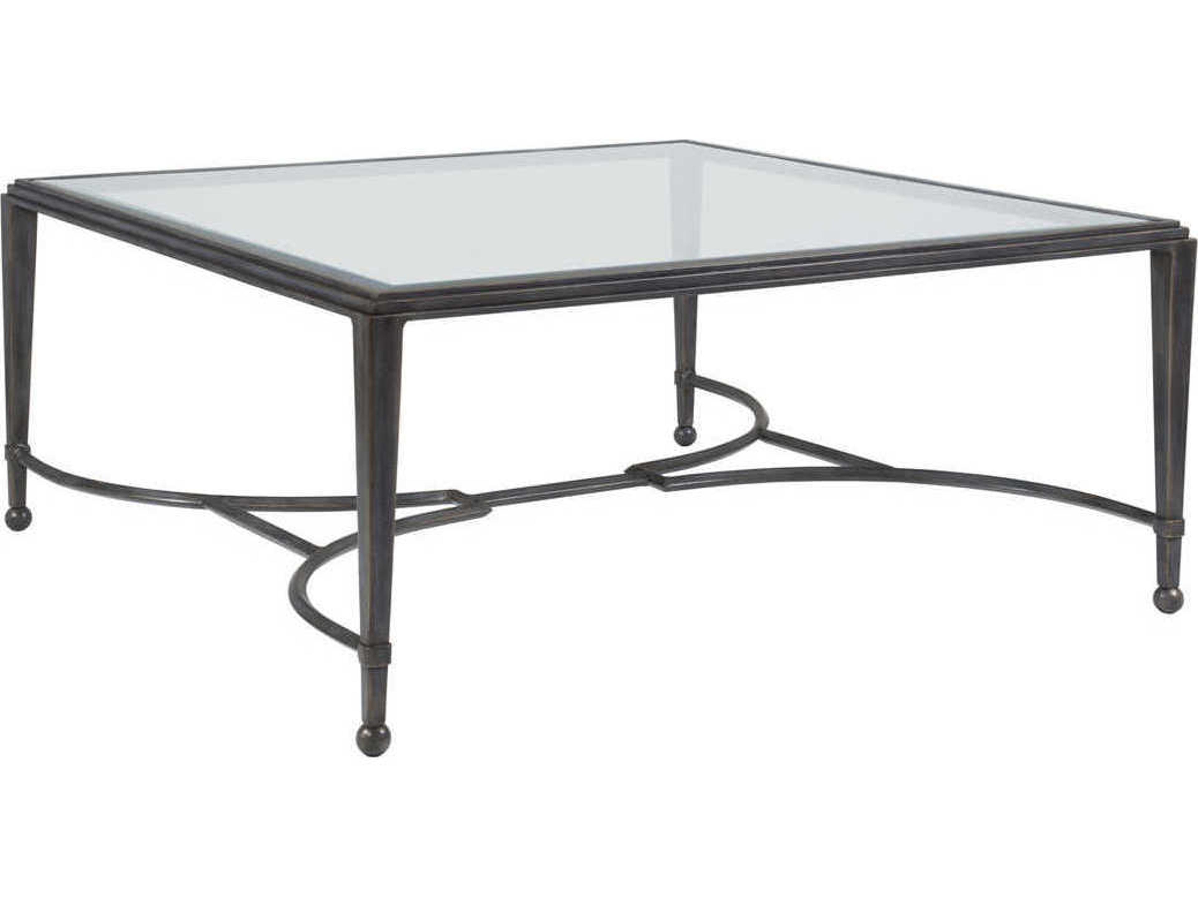 Artistica Sangiovese Square Glass Cocktail Table