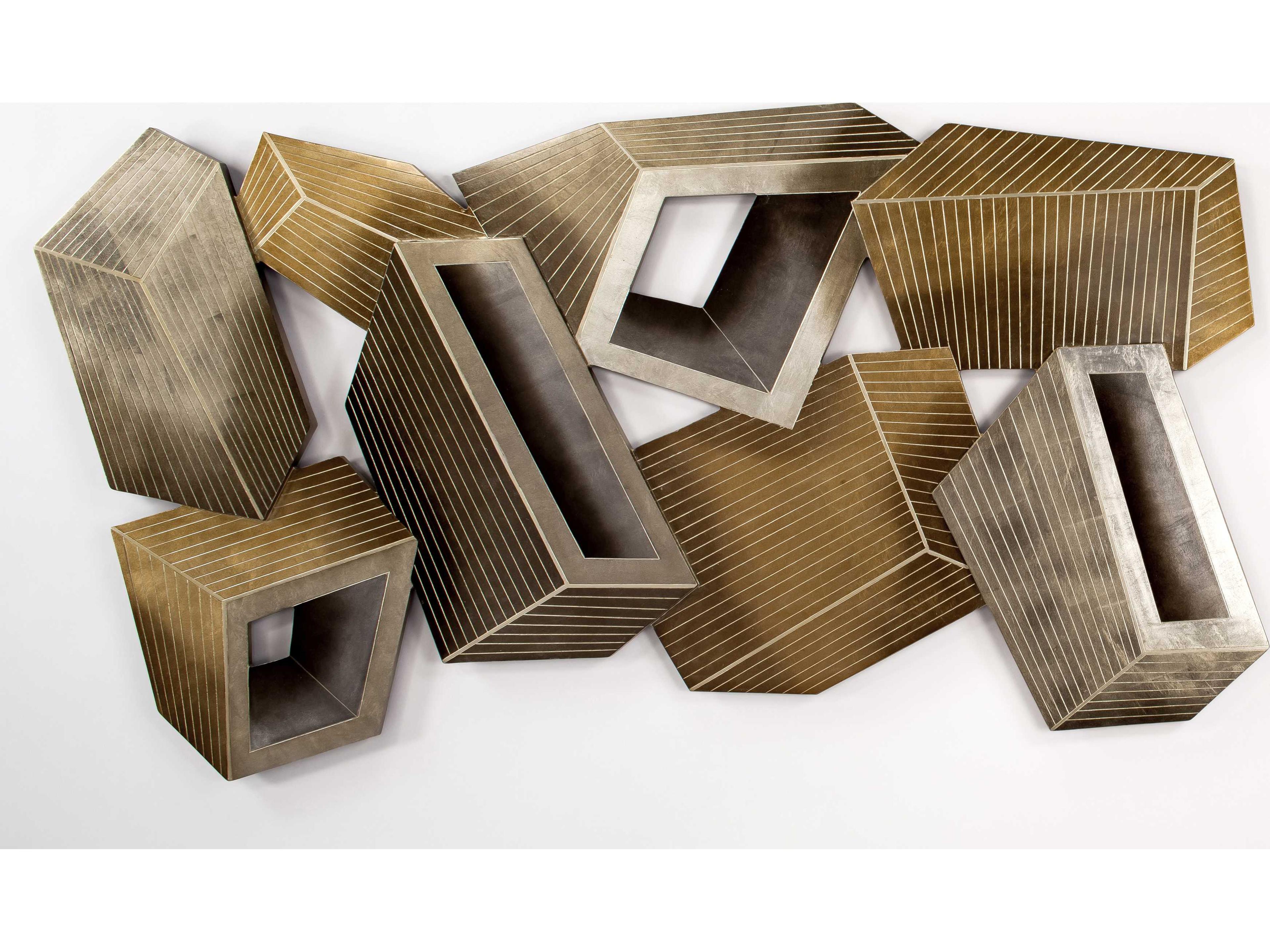 Artmax 73 x 40 Metallic Tone Metal Wall Art