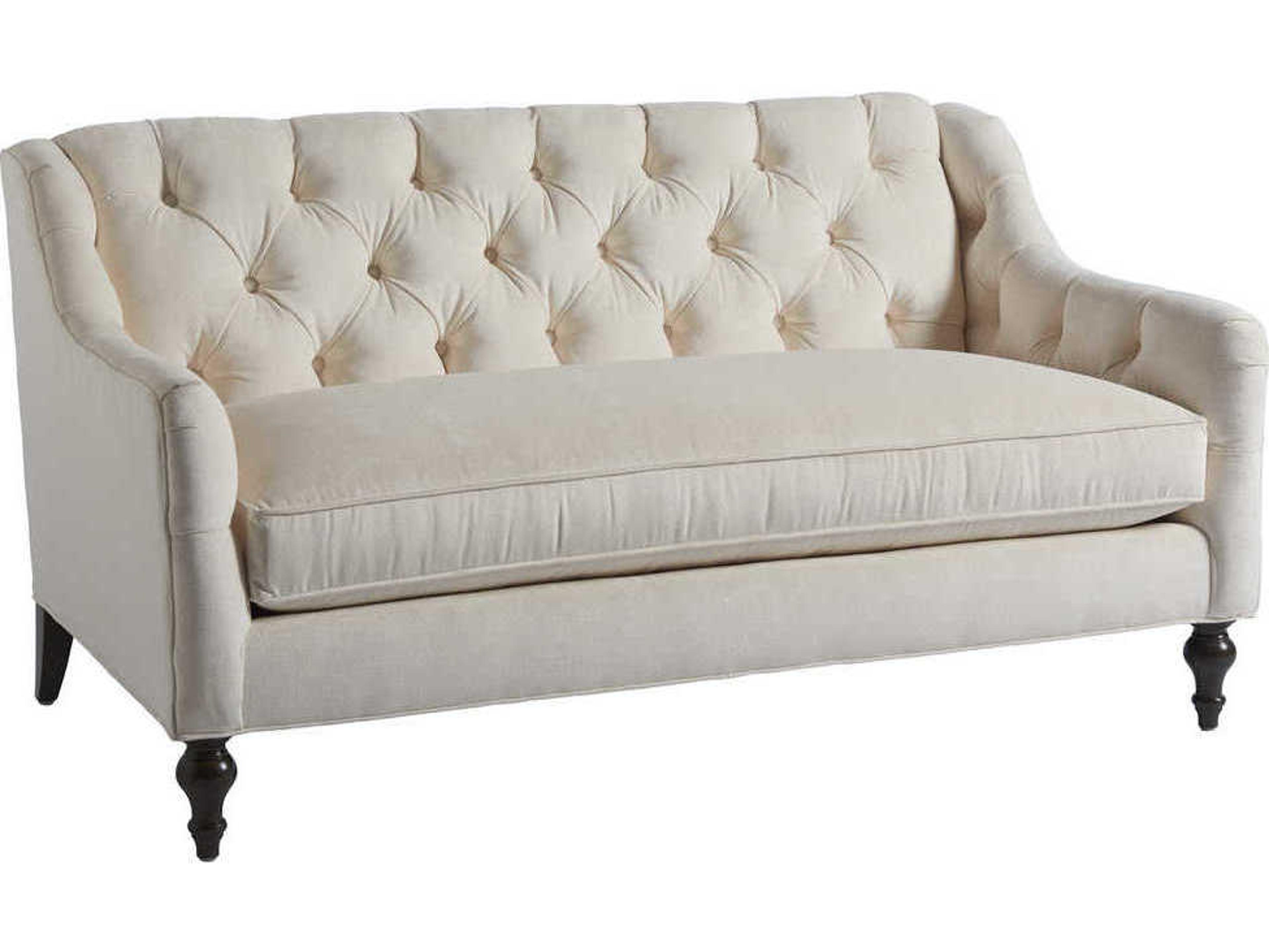Barclay Butera Upholstery Hyland Park Tufted Beige Upholstered Loveseat