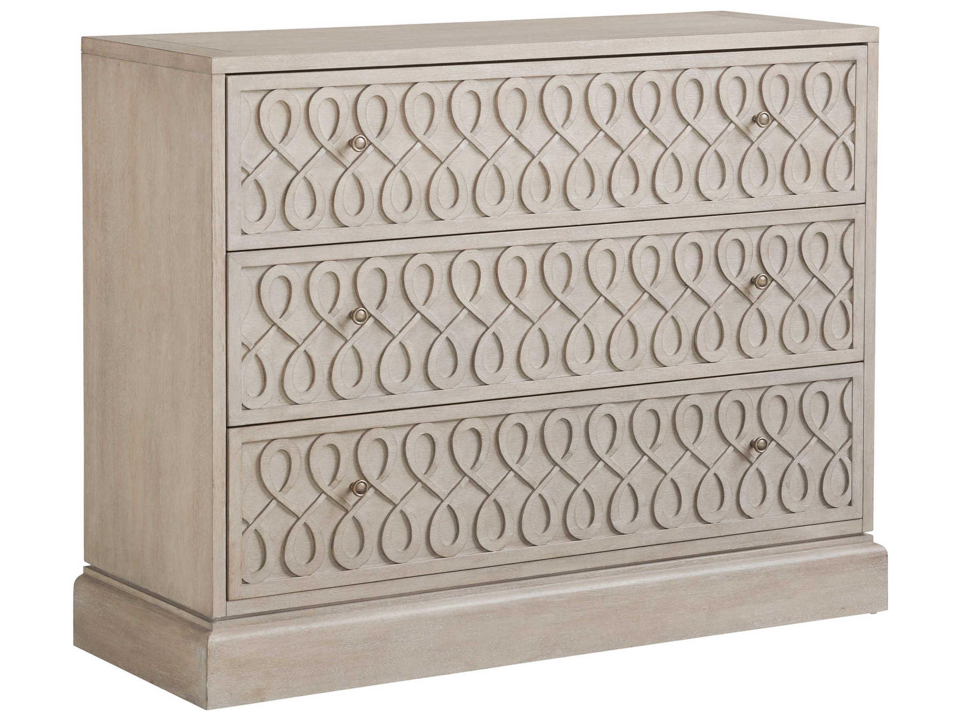 Barclay Butera Malibu 3-Drawers Beige Accent Chest