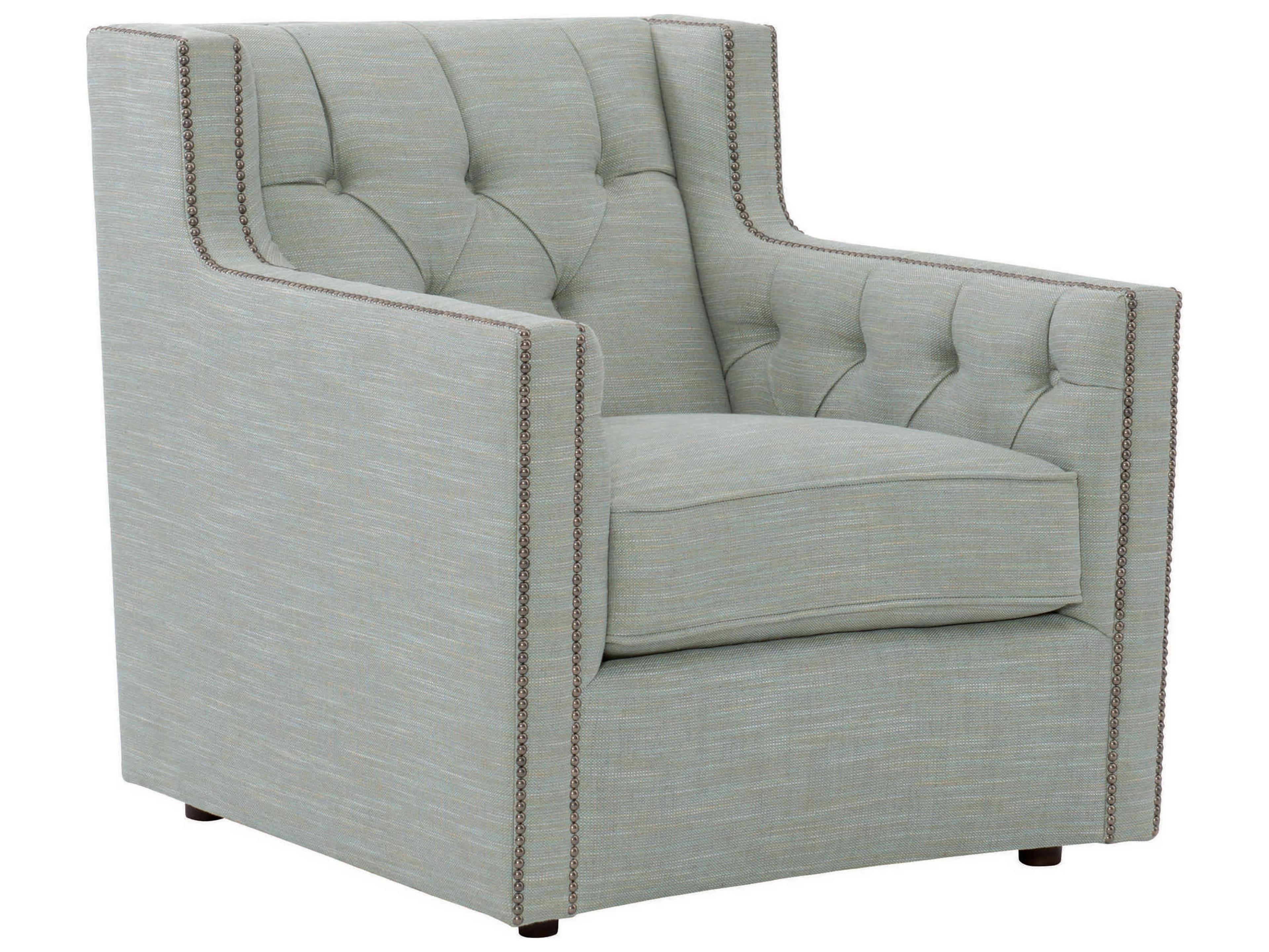 Bernhardt Candace Gray Fabric Accent Chair
