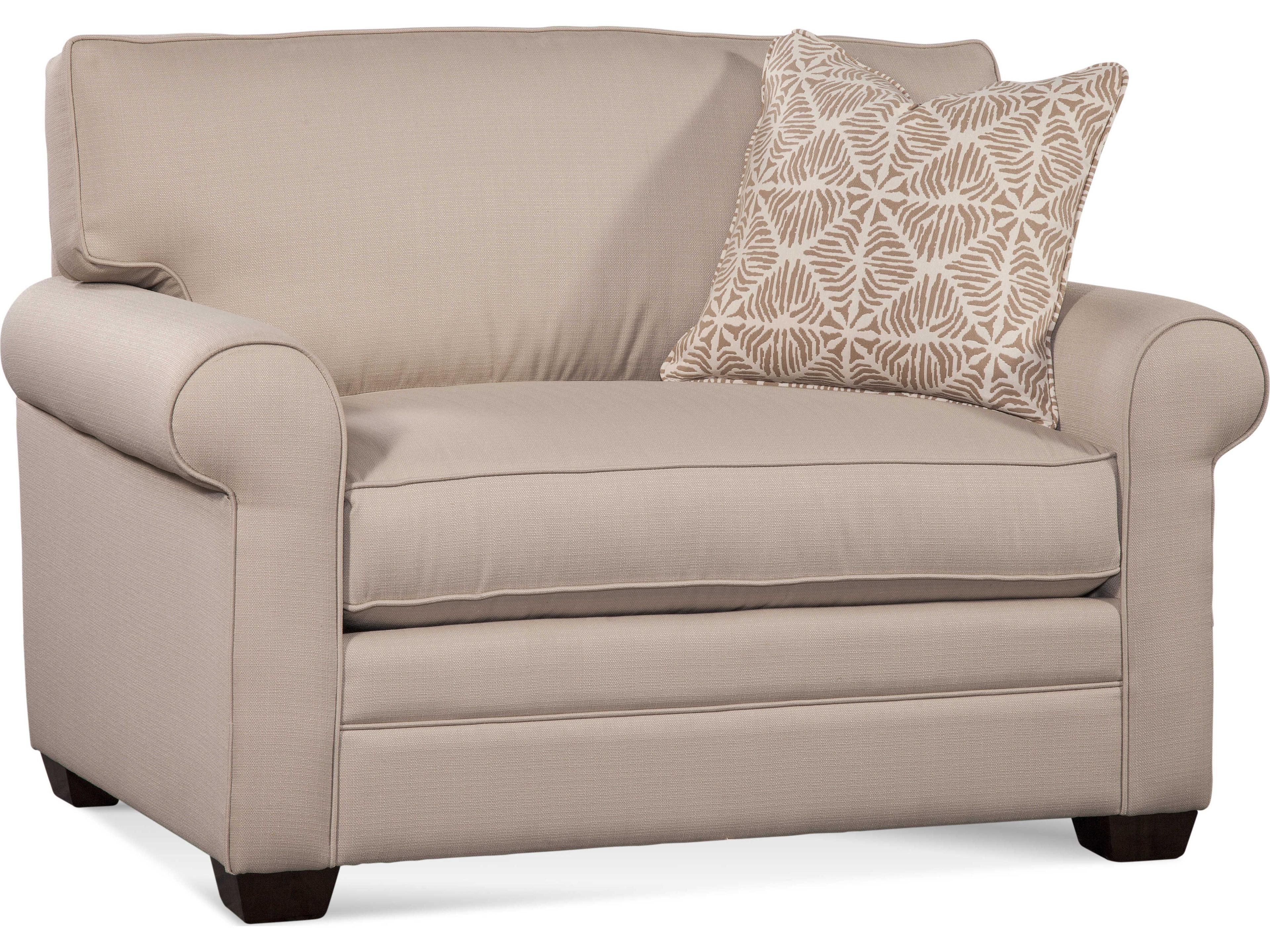 Braxton Culler Bedford Twin Sleeper Fabric Tufted Chair and a Half