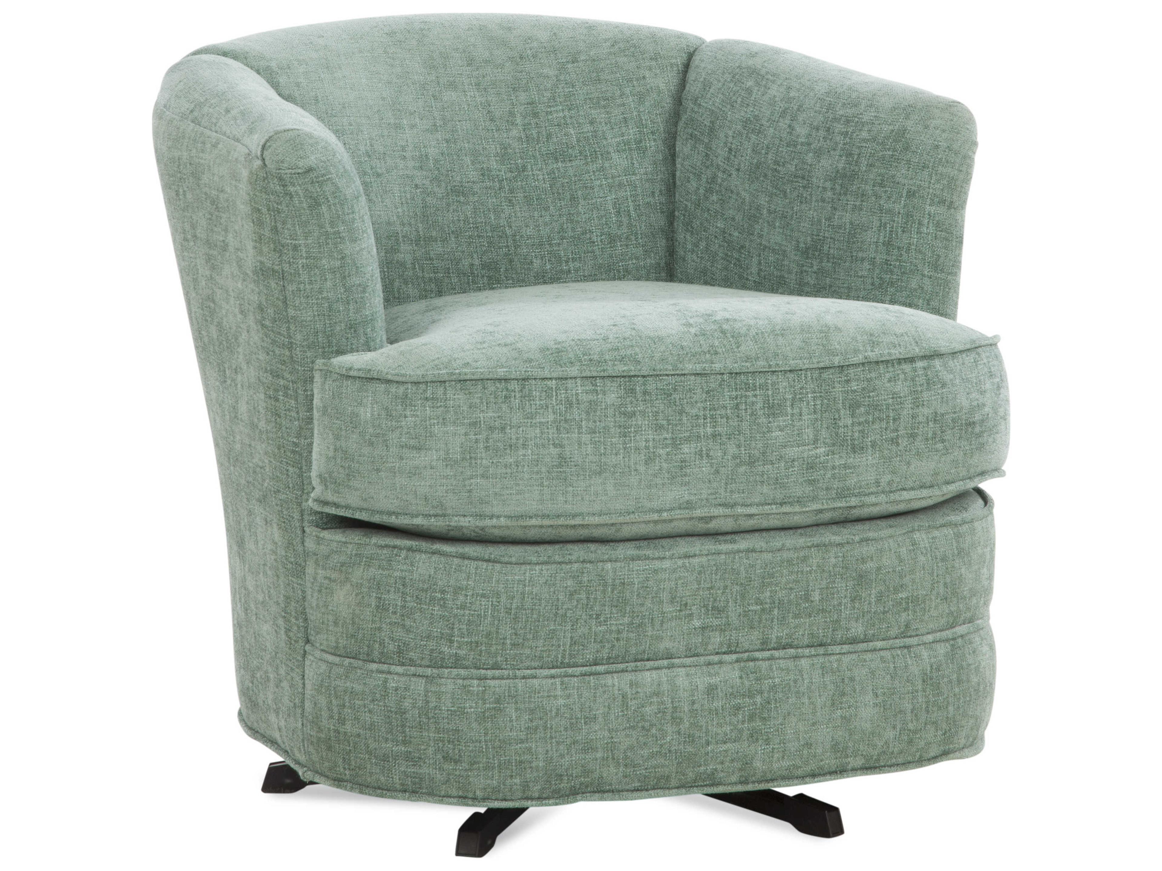 Greyson Swivel Tub Fabric Accent Chair