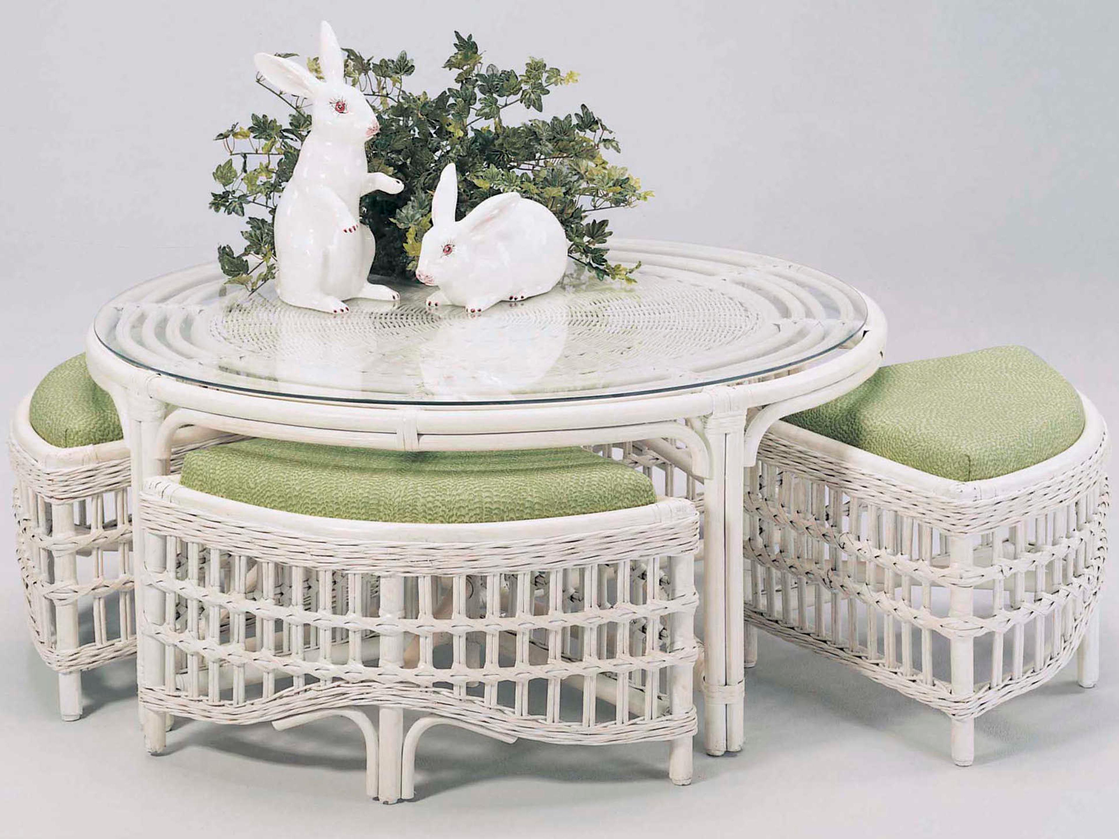 Braxton Culler Raffles Cocktail Table with Four Benches