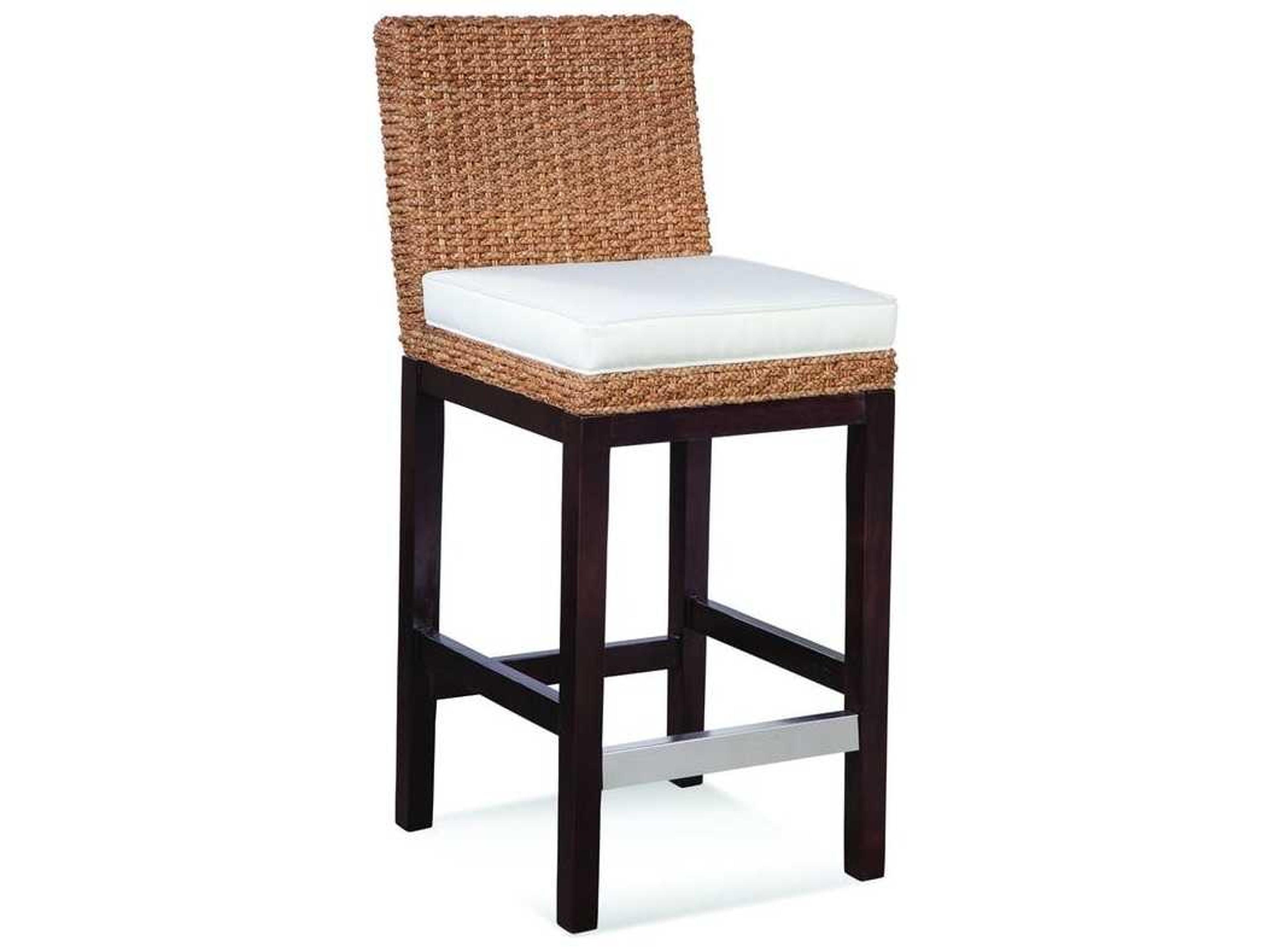 Braxton Culler Seagrass Upholstered Rattan Counter Stool