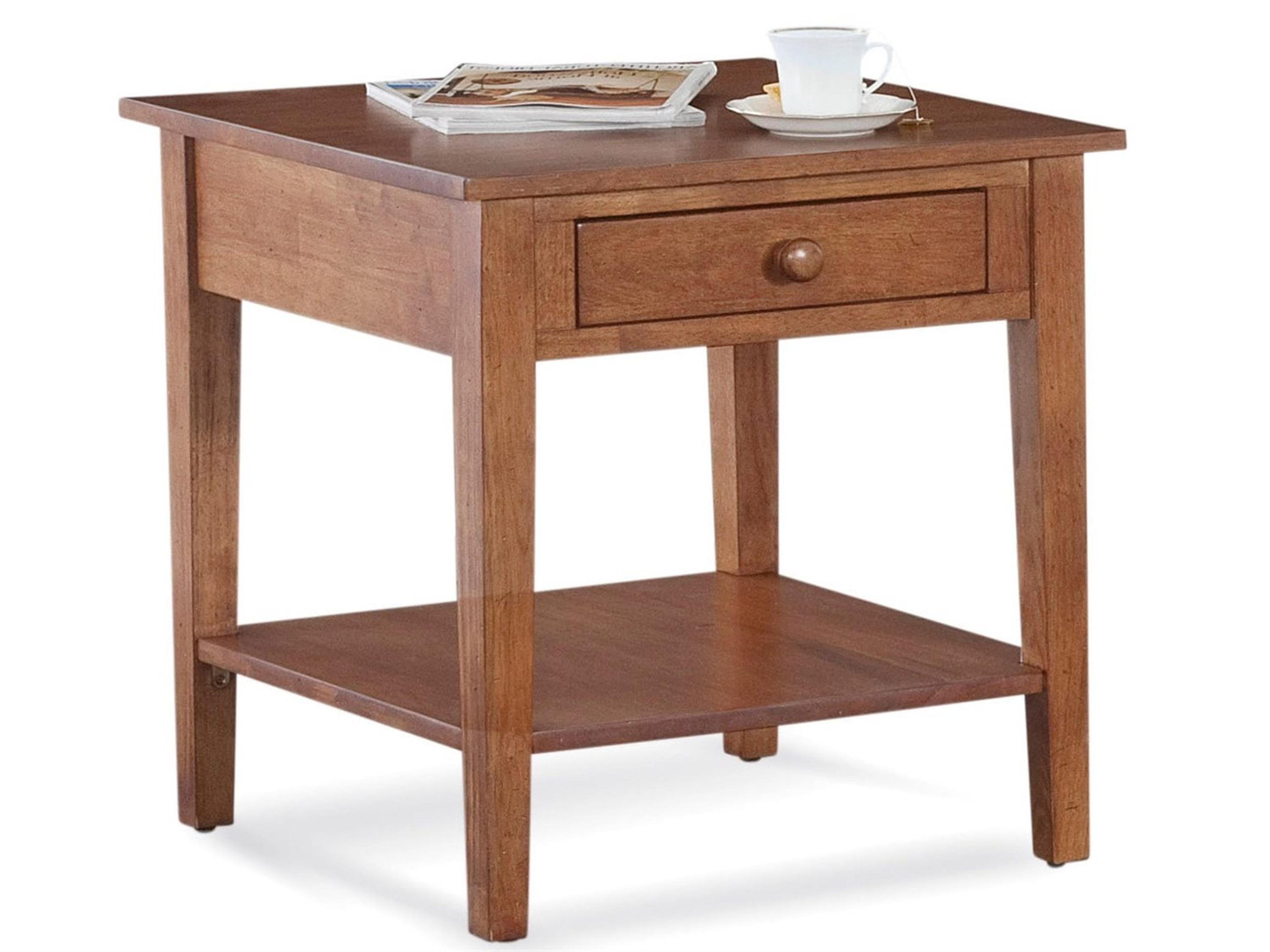 South Hampton Square Wood End Table