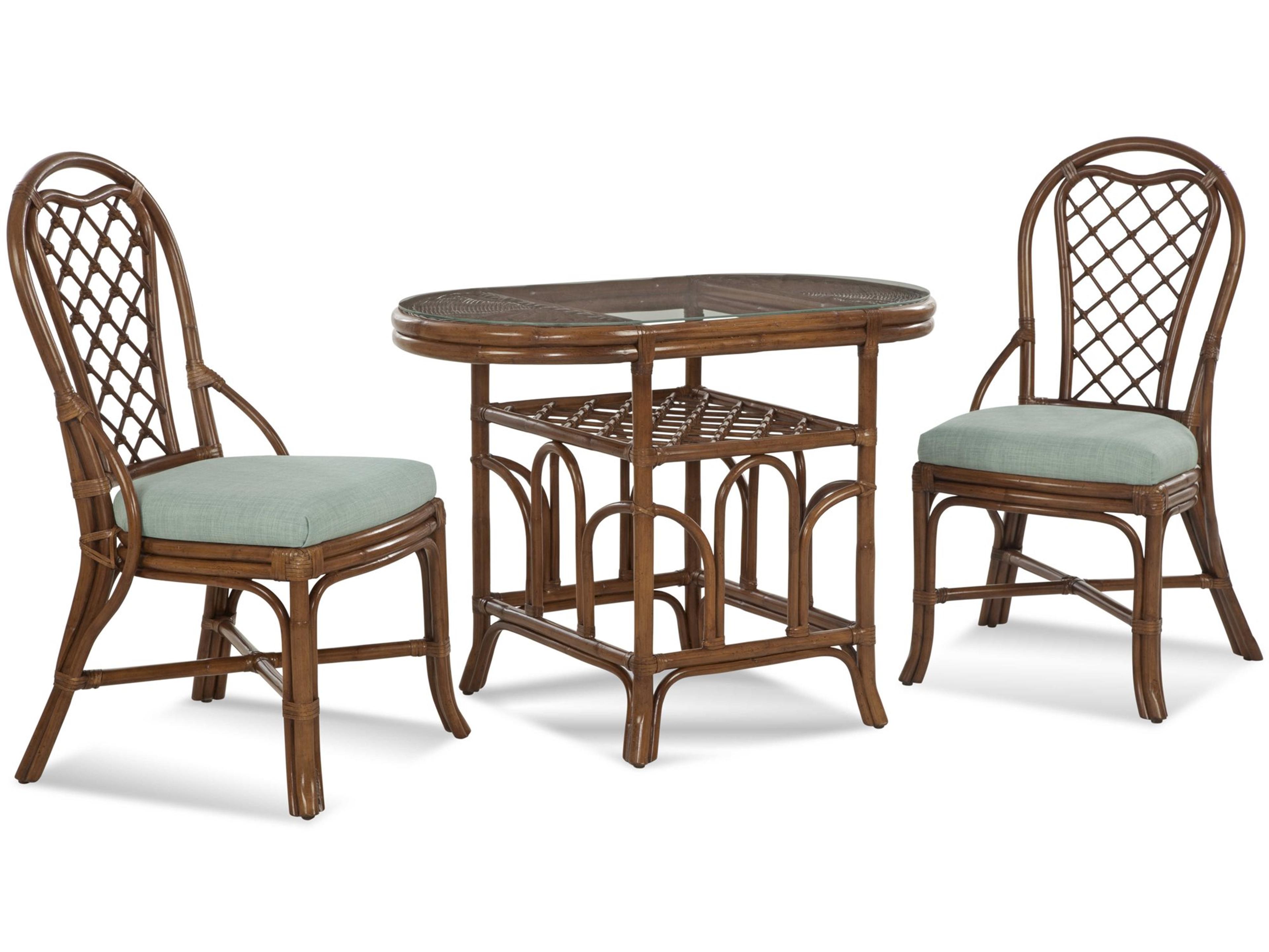 Braxton Culler Trellis Rattan Dining Room Set