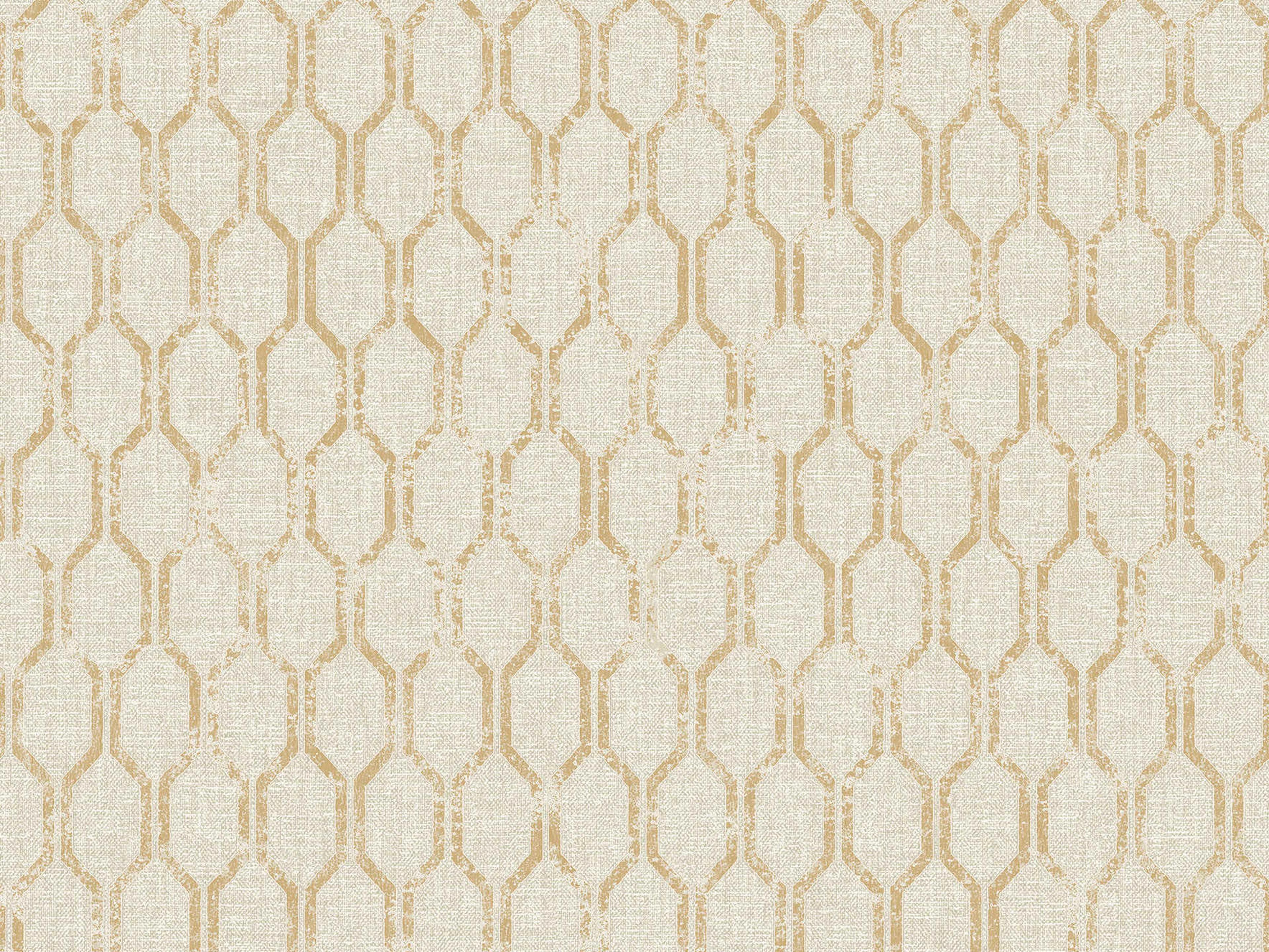 Brewster Home Fashions Advantage Elodie Neutral Geometric Wallpaper