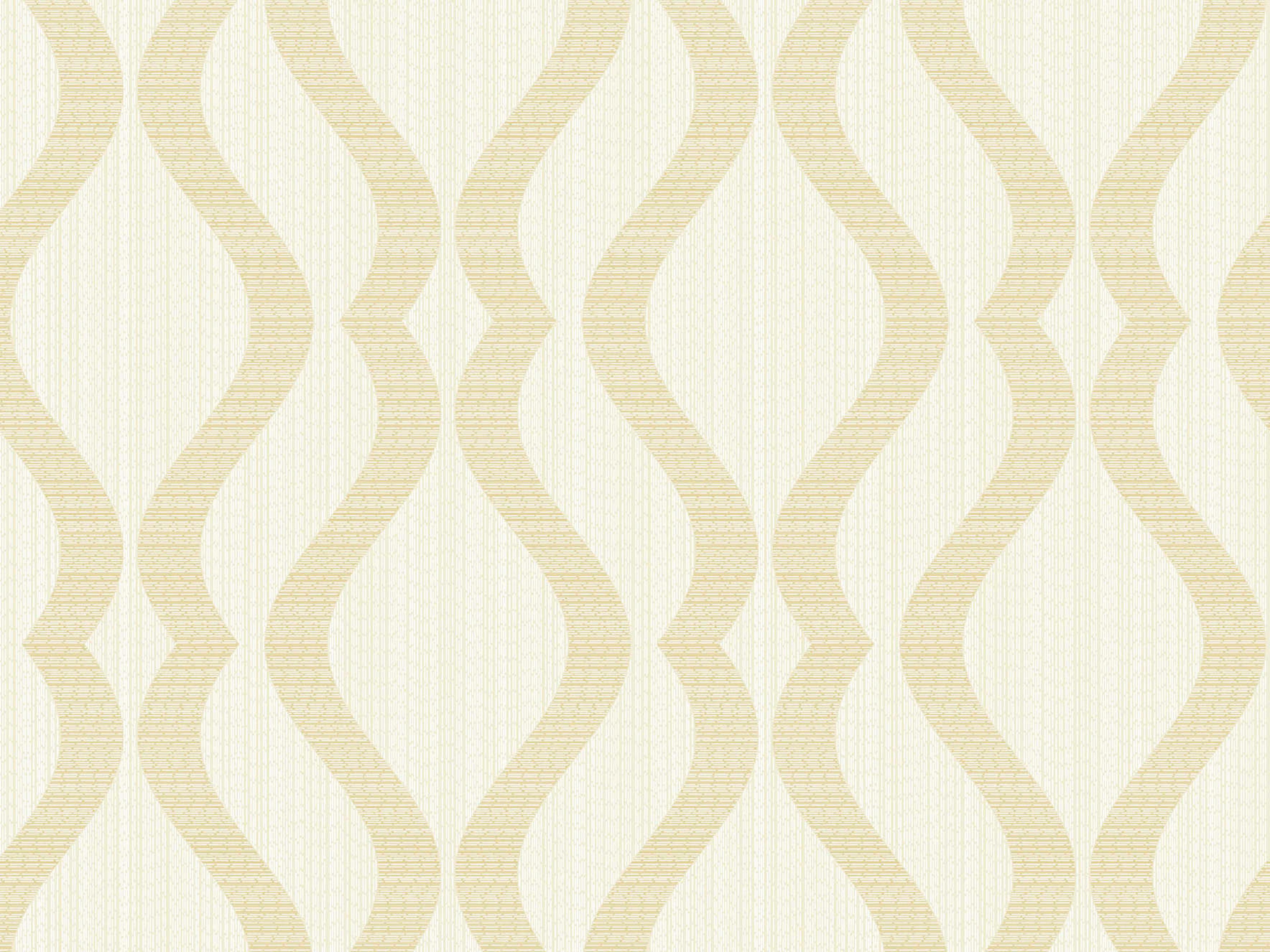Brewster Home Fashions Advantage Yves Champagne Ogee Wallpaper