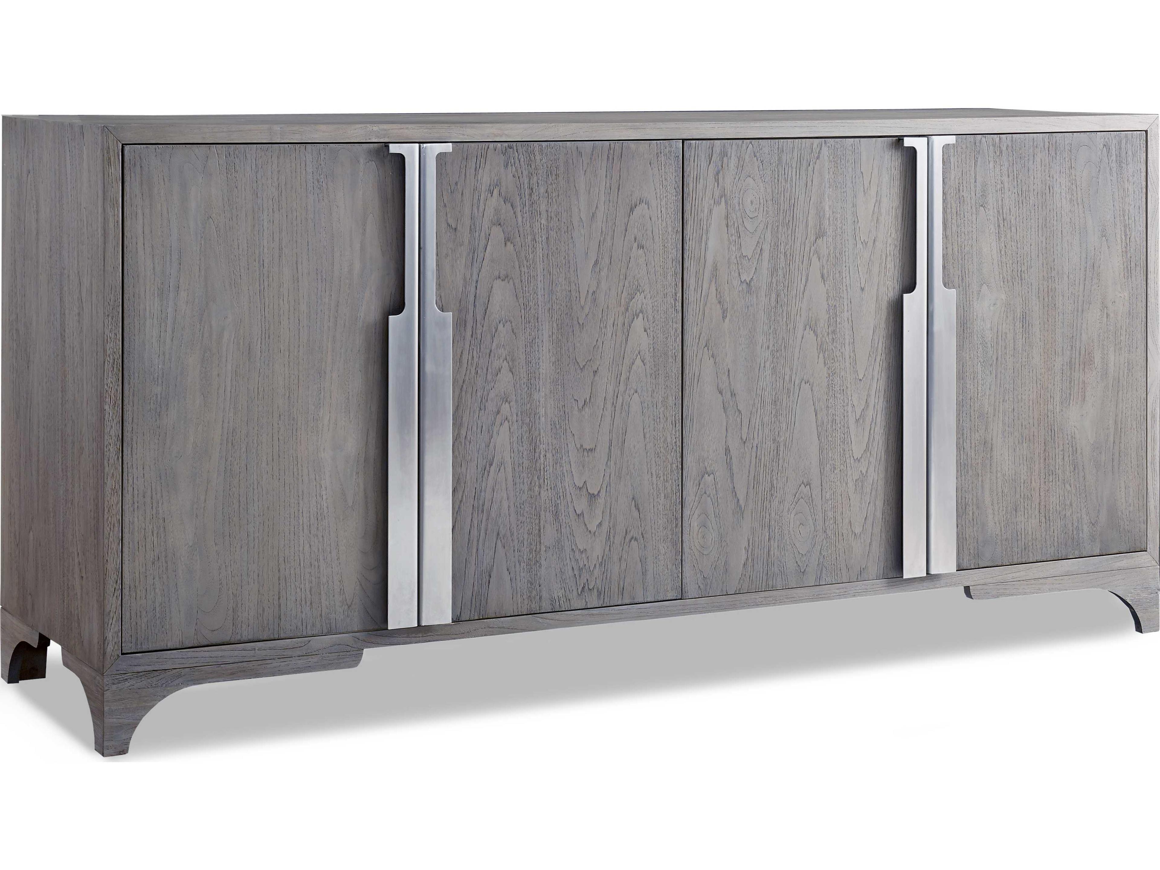Brownstone Palmer 74" Teak Wood Driftwood Sideboard