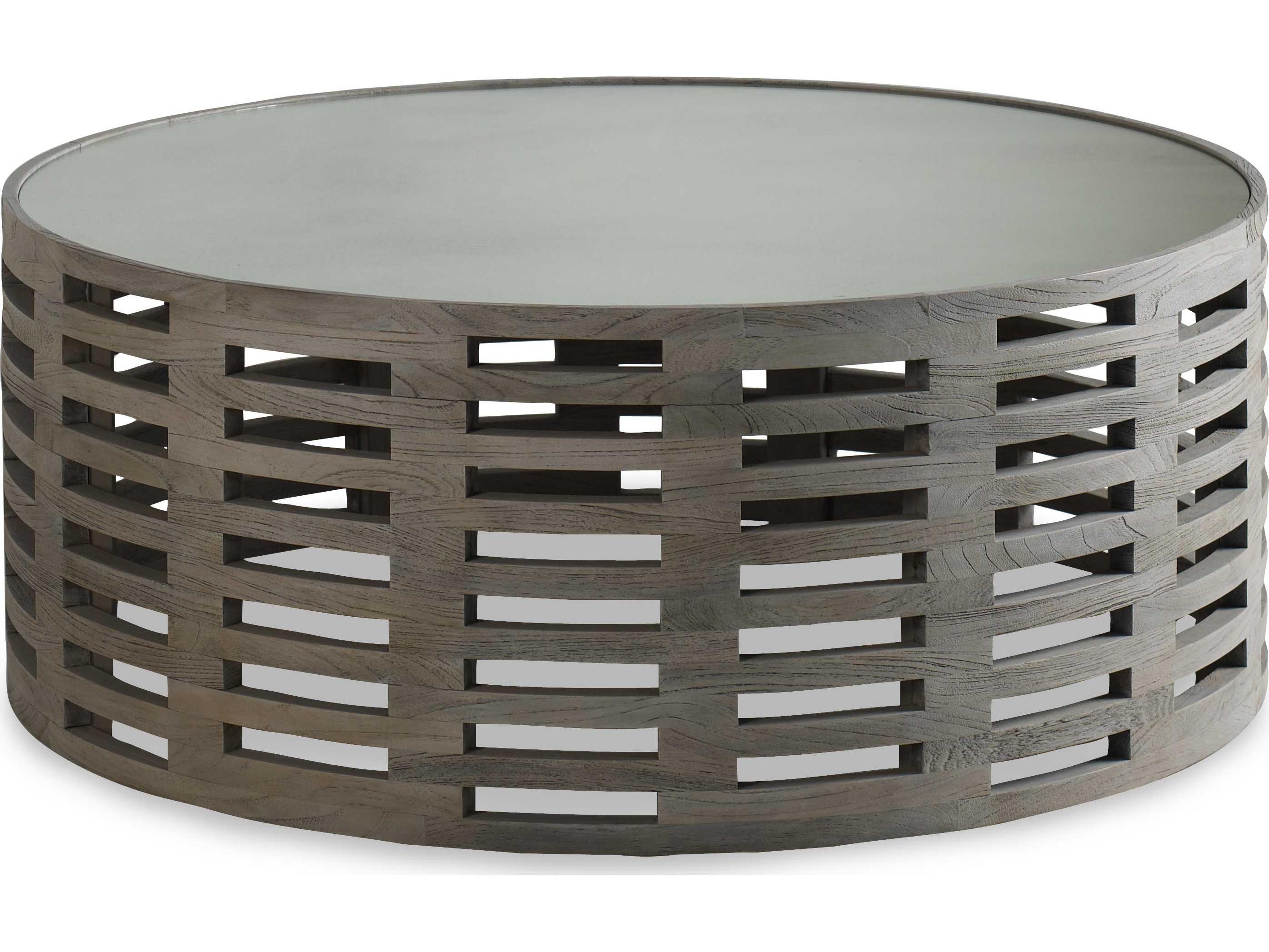 Brownstone Palmer Round Driftwood Coffee Table