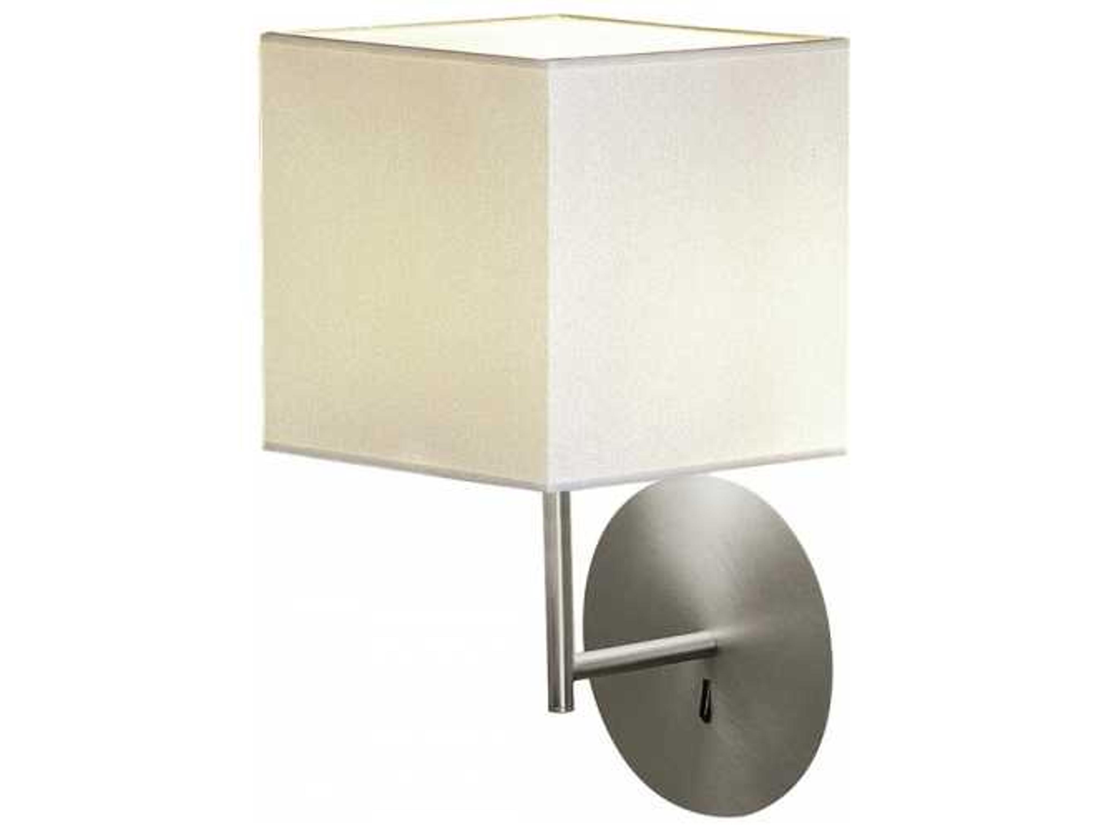 Hotel Matte Nickel Wall Sconce