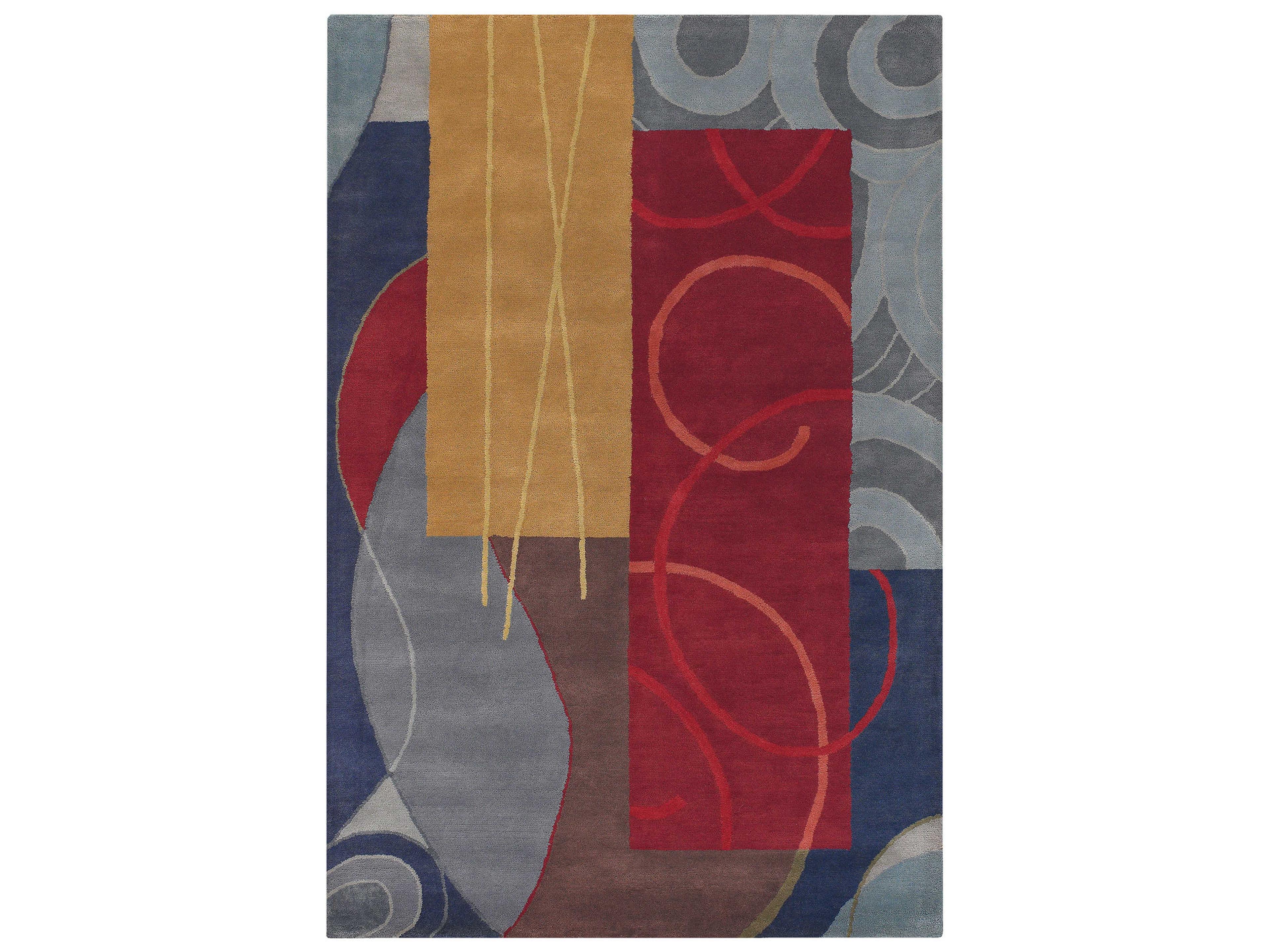 Chandra Bense Garza Geometric Area Rug